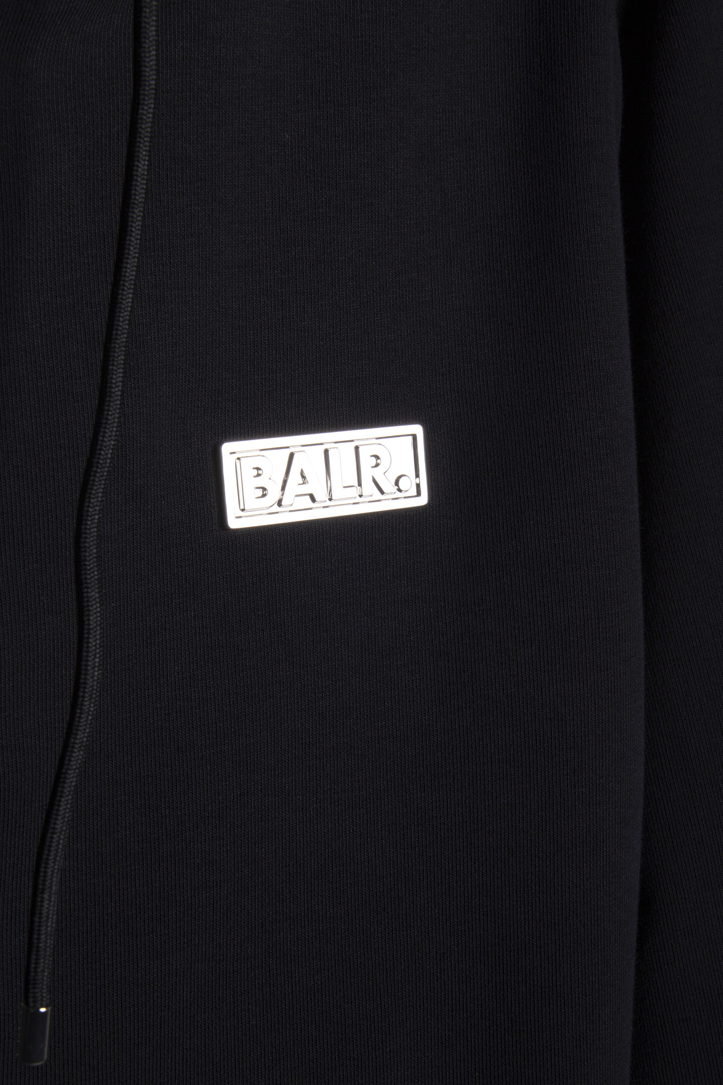 B-SERIES ZIP-THROUGH HOODIE JET BLACK 4