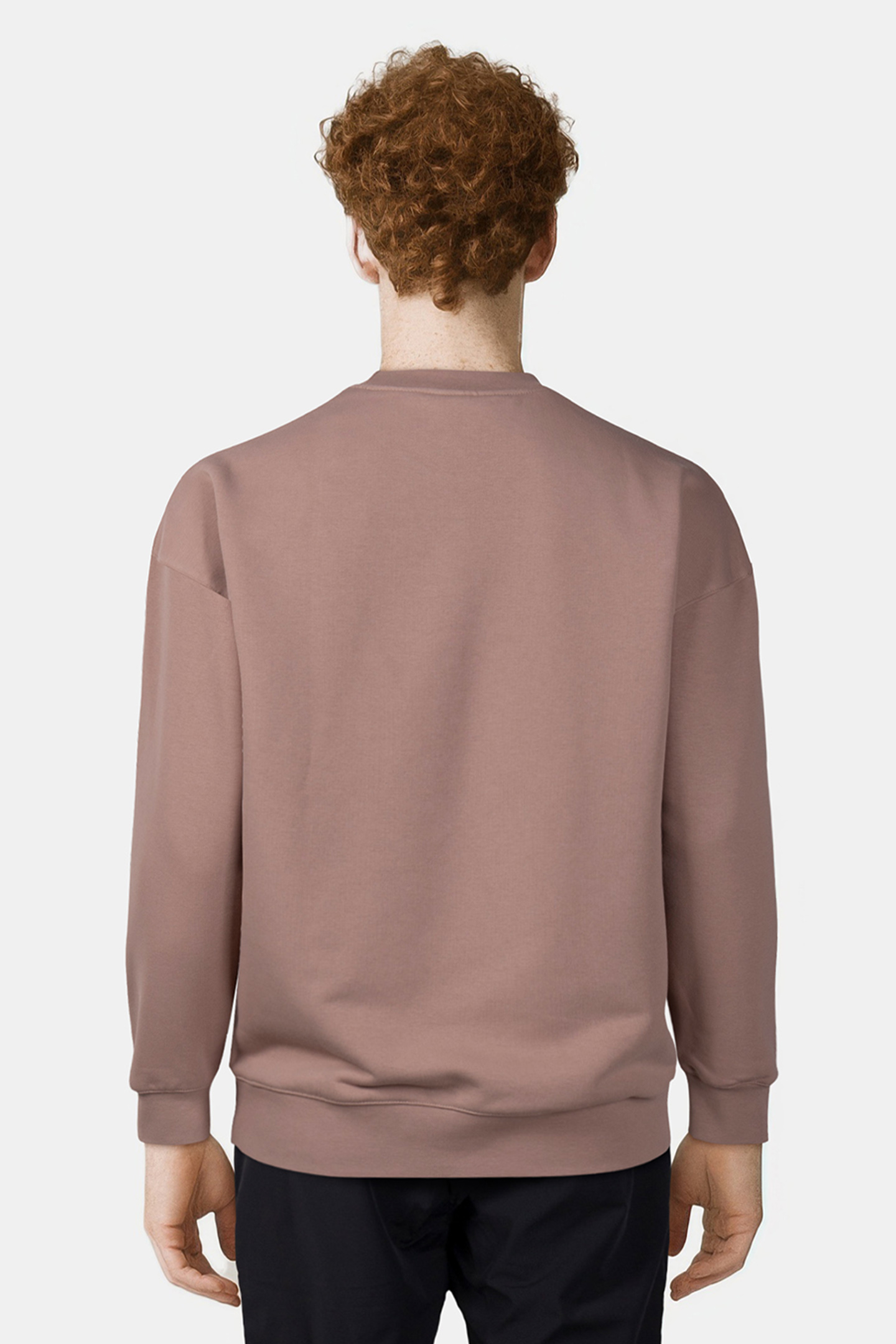 HEX LOGO BOX CREWNECK WARM TAUPE 2