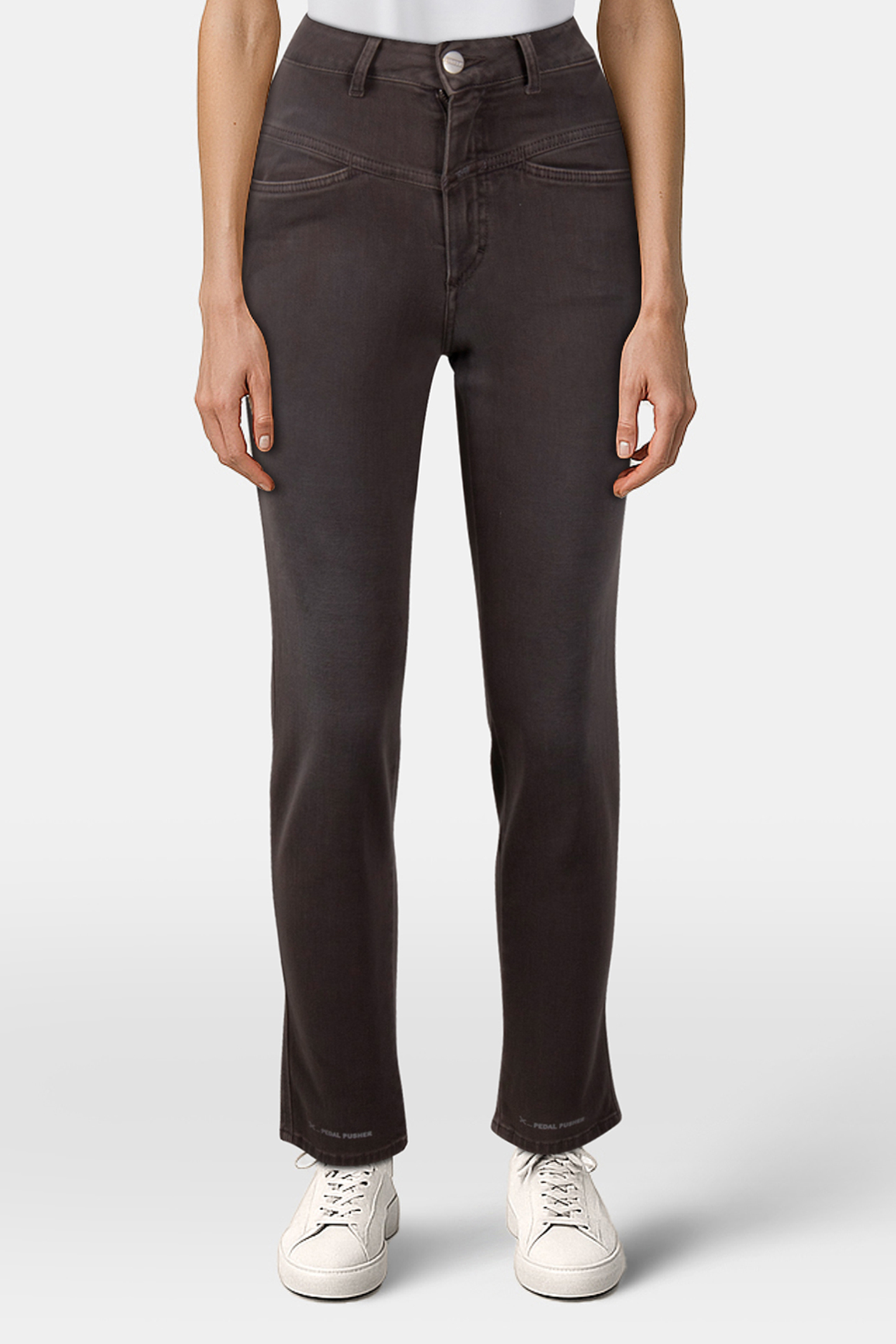 PEDAL PUSHER JEANS DARK NICKEL 1