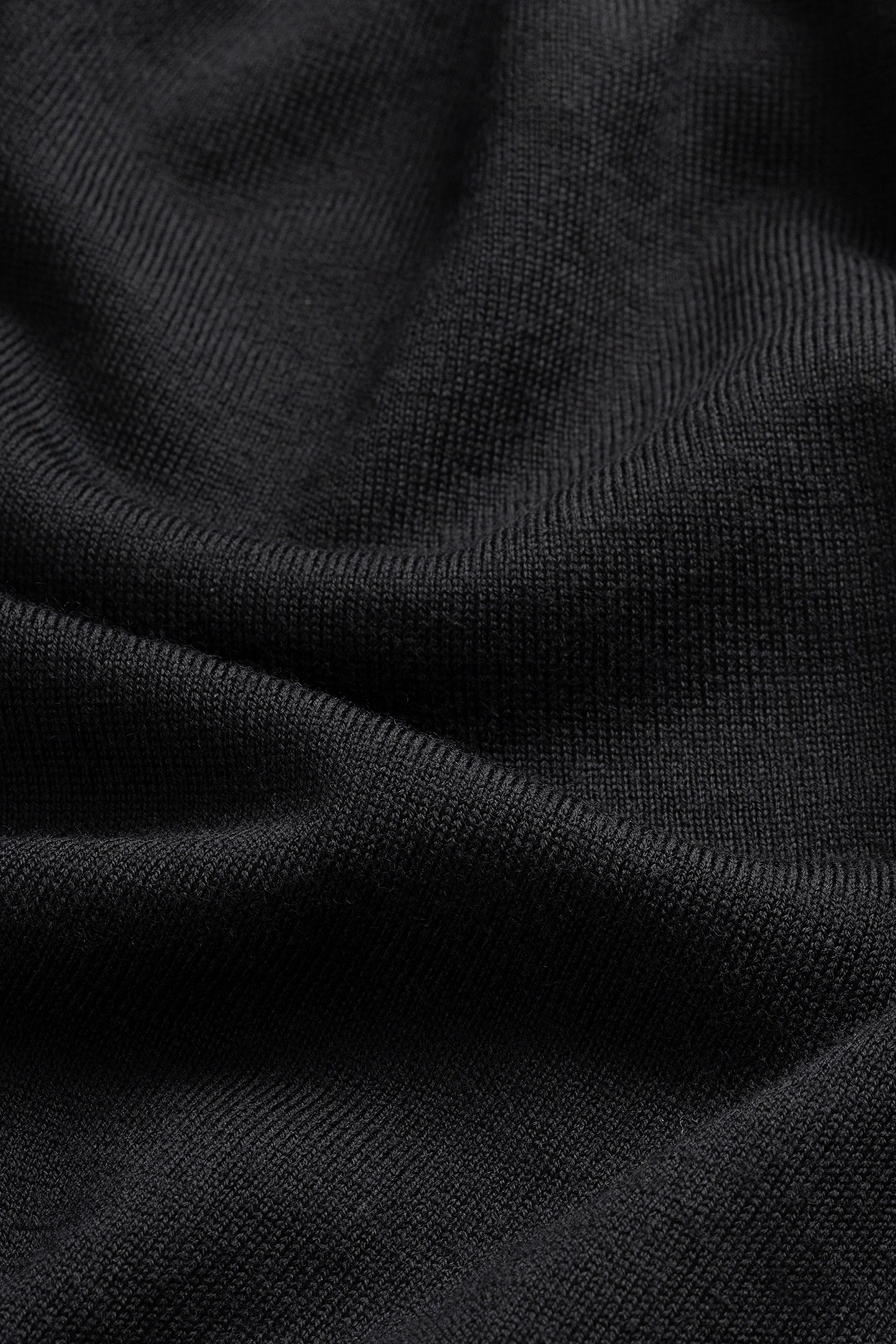 POLO LONG SLEEVE 100% MERINO BASALT BLACK 9