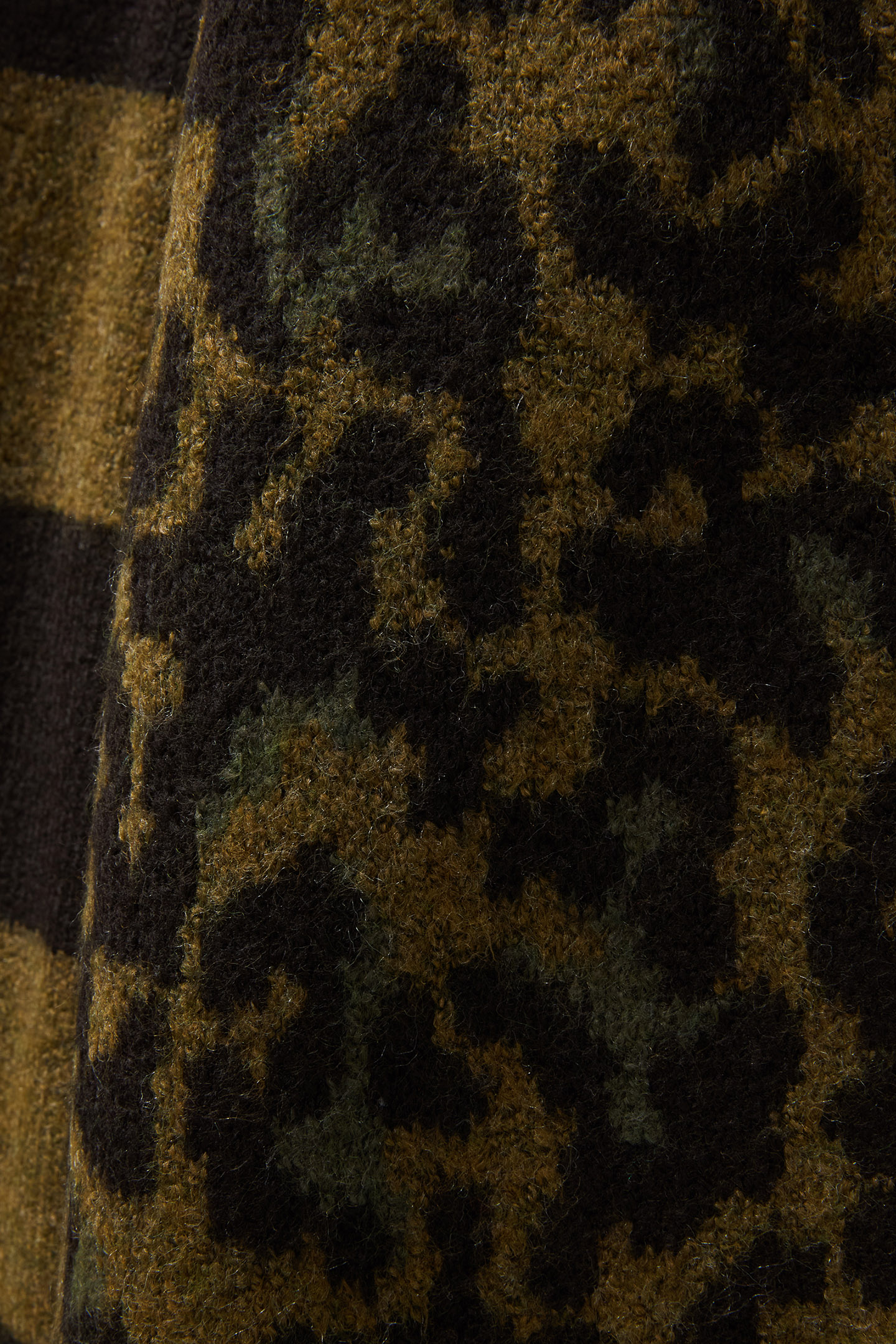 PULLOVER SWEATER MILITARY OLIVE/BLACK NIGHT/CHEETAH STRIPE 10