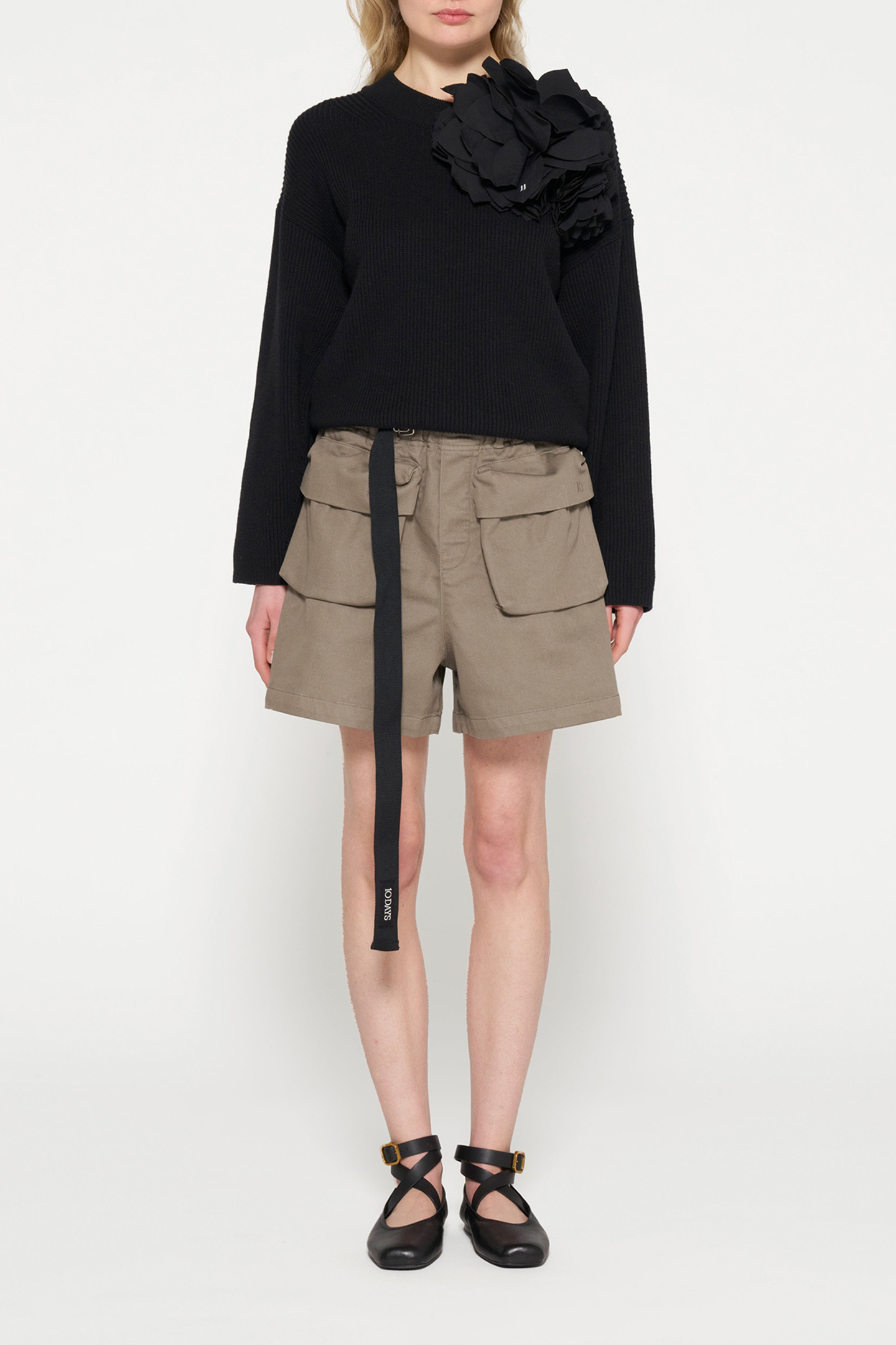 KNIT SWEATER BLACK 2