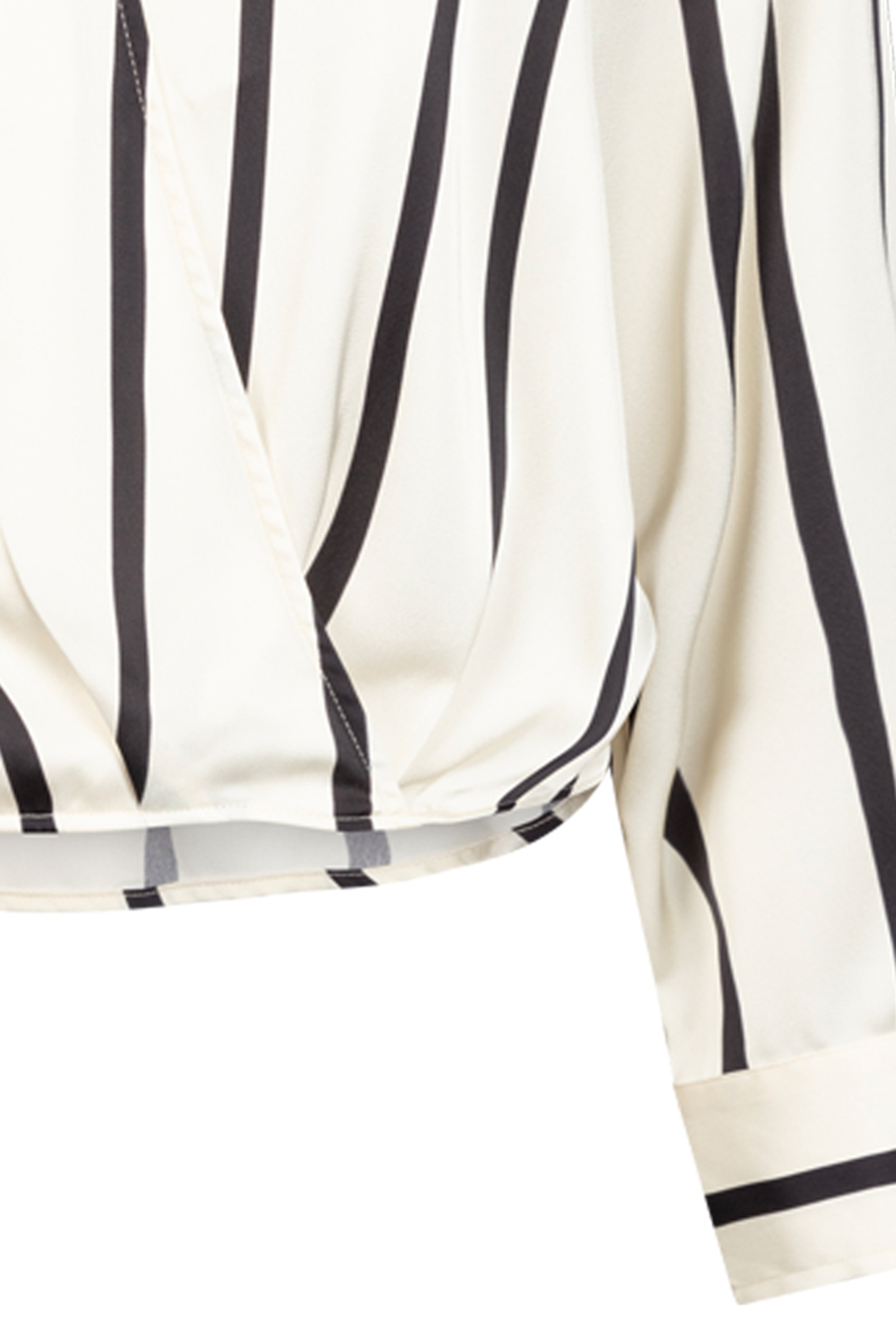 ELISA TOP LONG SLEEVE BLACK WHITE STRIPE 5