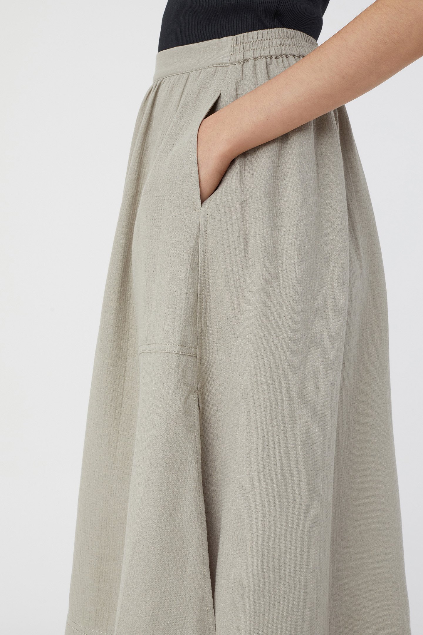 MIDI SKIRT SKIRTS GREY VENEER 6