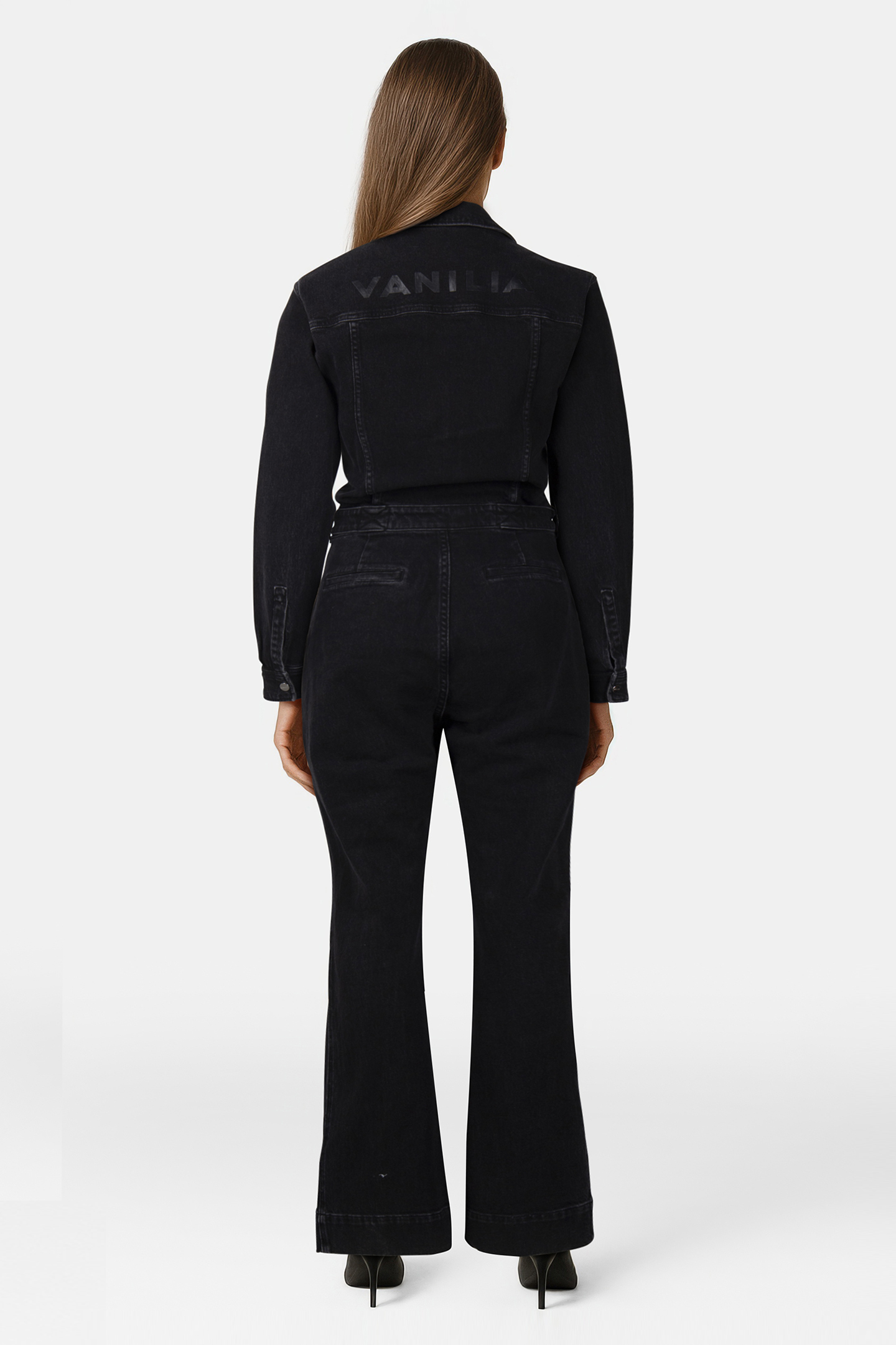 BLACK DENIM OVERALL 2