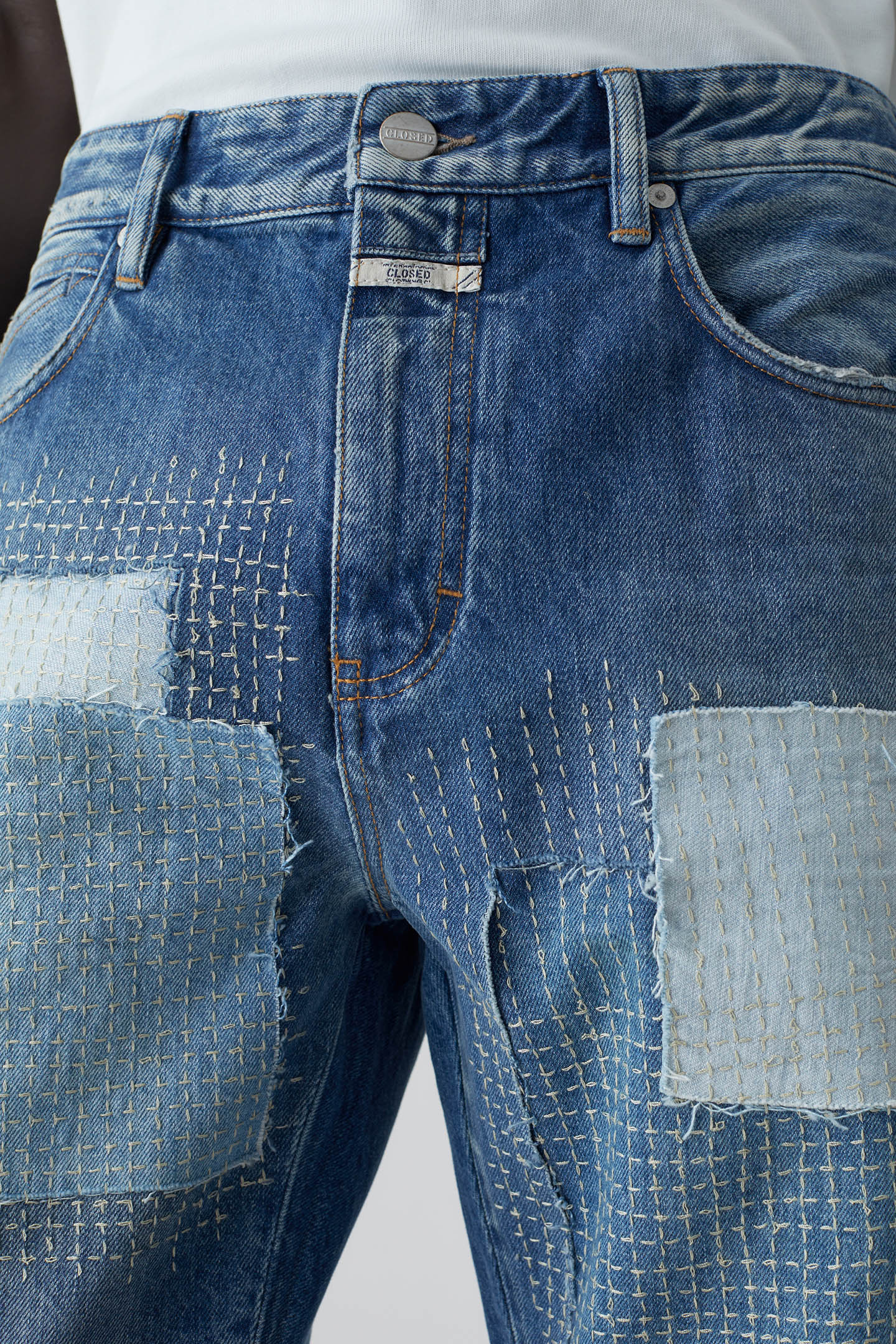 BOGUS STRAIGHT JEANS MID BLUE 6