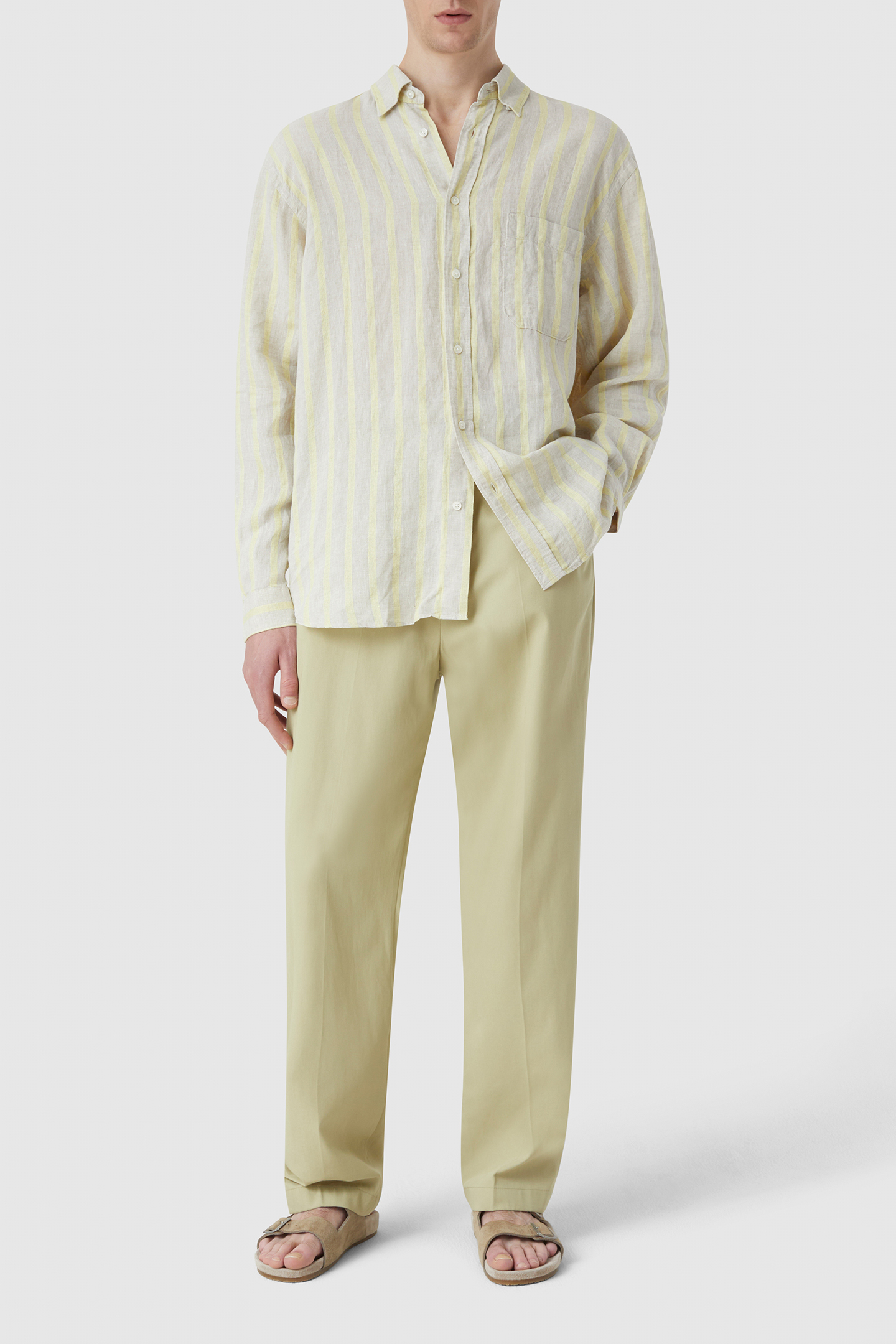 FORMAL ARMY SHIRT SHIRTS & BLOUSES YELLOW ORCHID 3