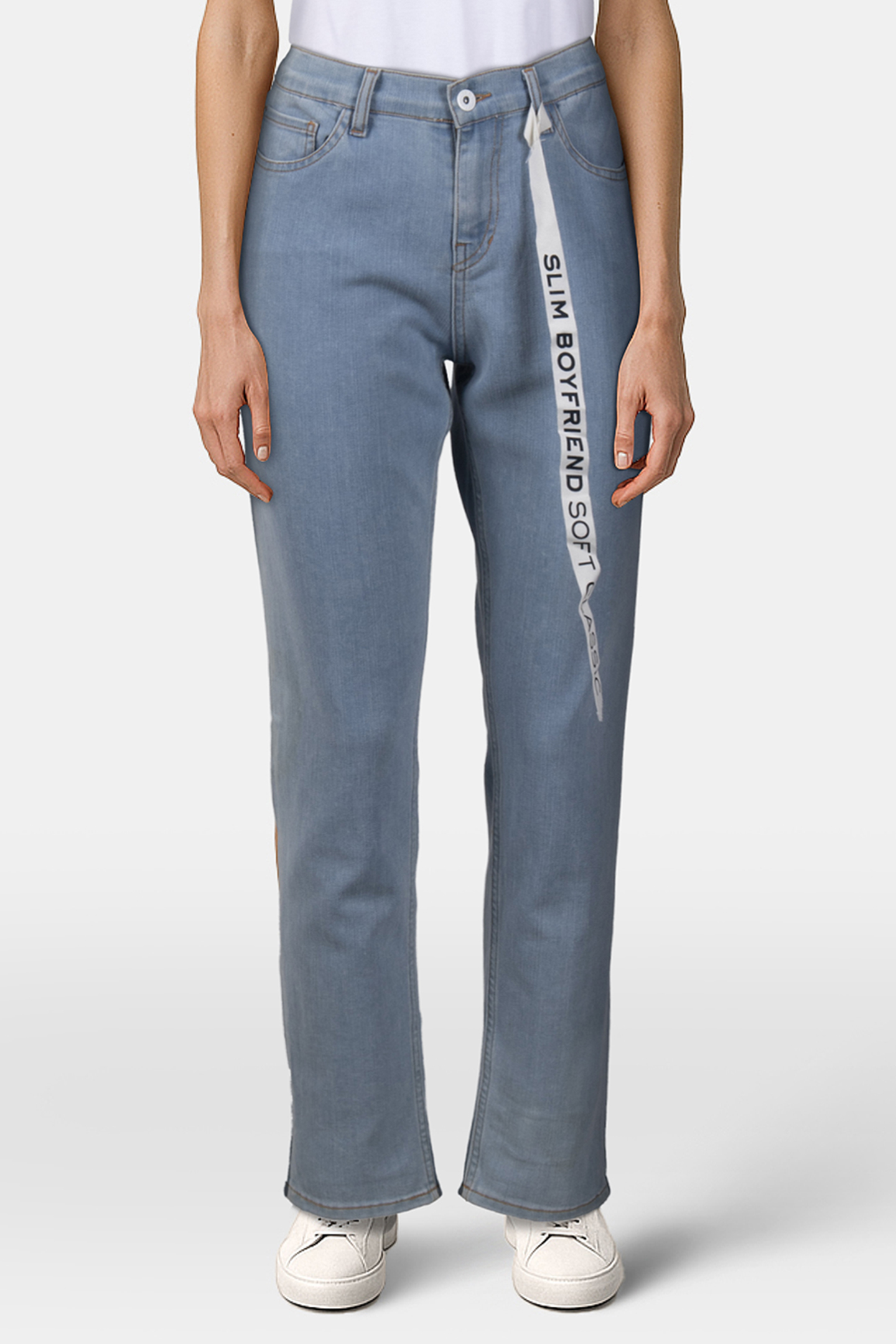 PANTS THE SLIM BOYFRIEND USED DENIM 1