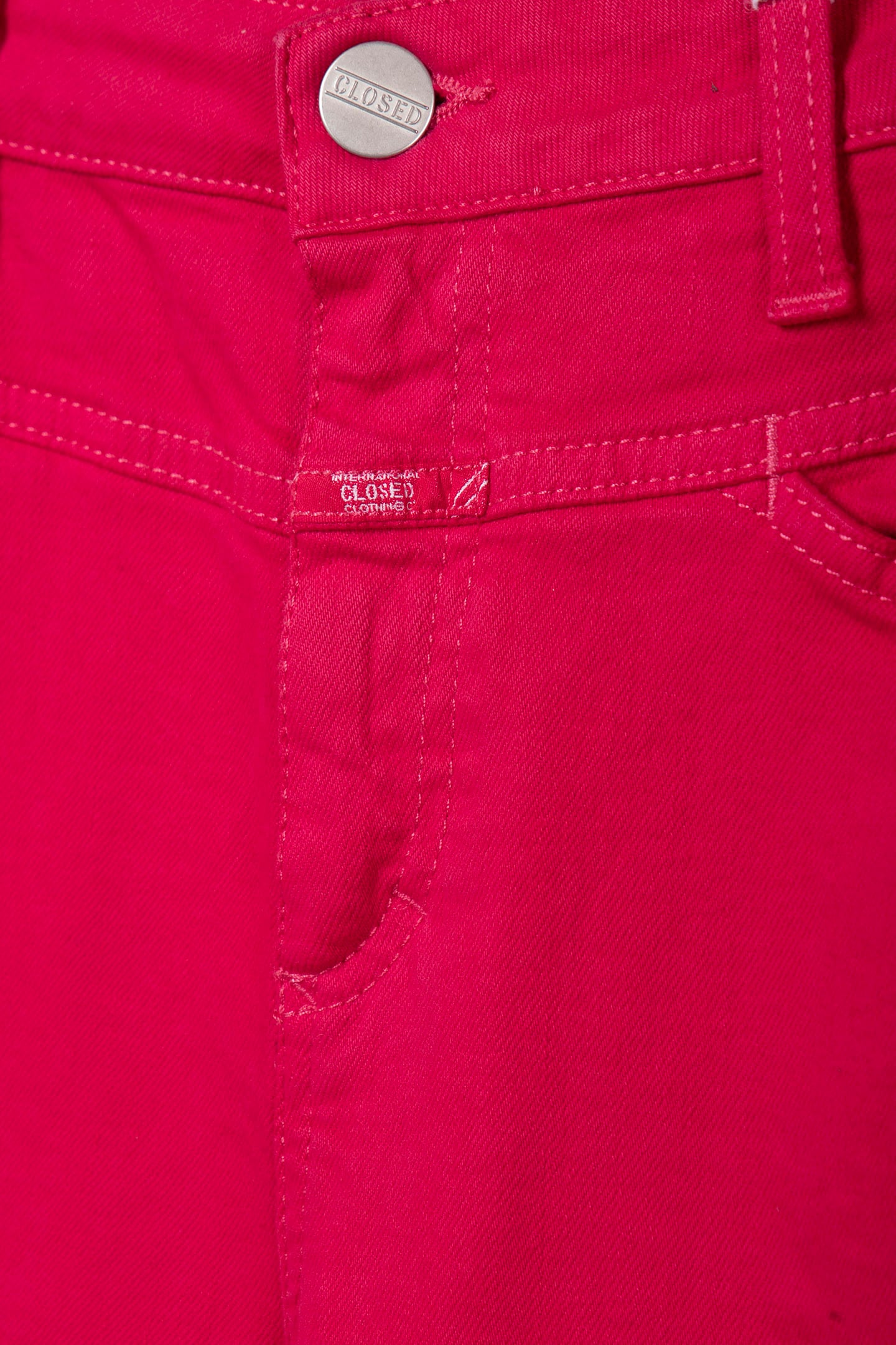SKINNY PUSHER JEANS RASPERRY PINK 4