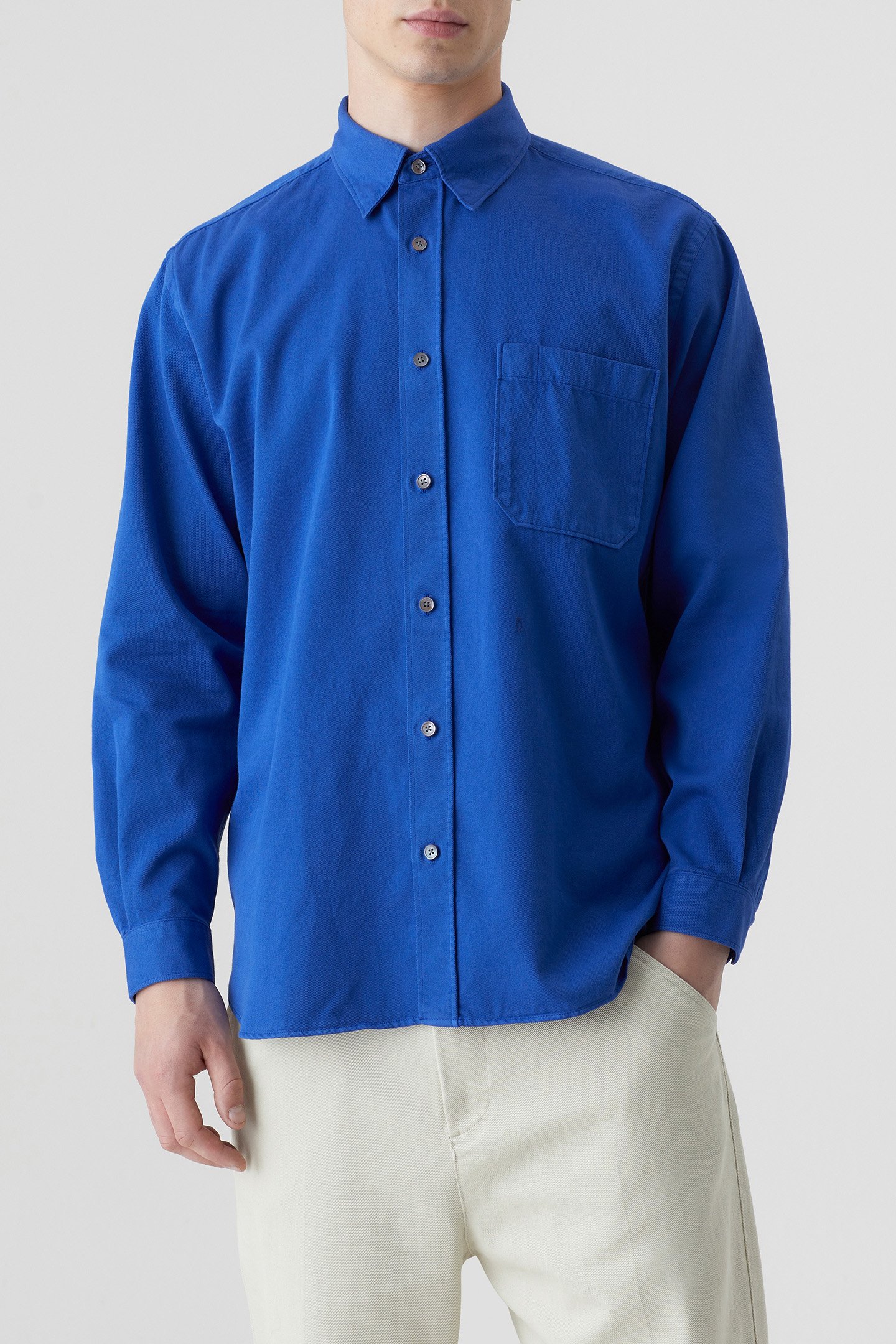 FORMAL ARMY SHIRT SHIRTS & BLOUSES OCEAN BLUE 1