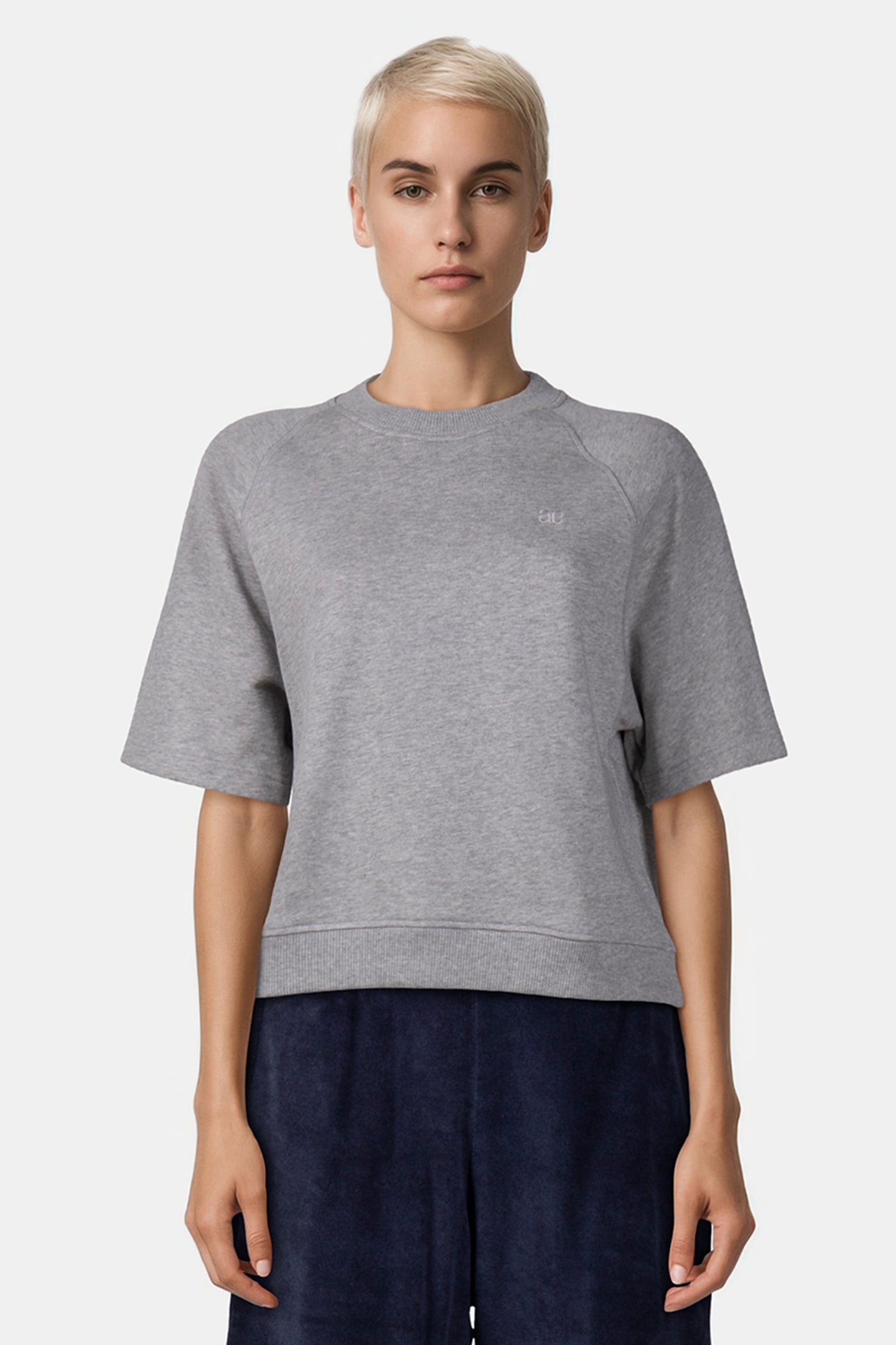 NIGELLA SWEATER GREY MELANGE 1