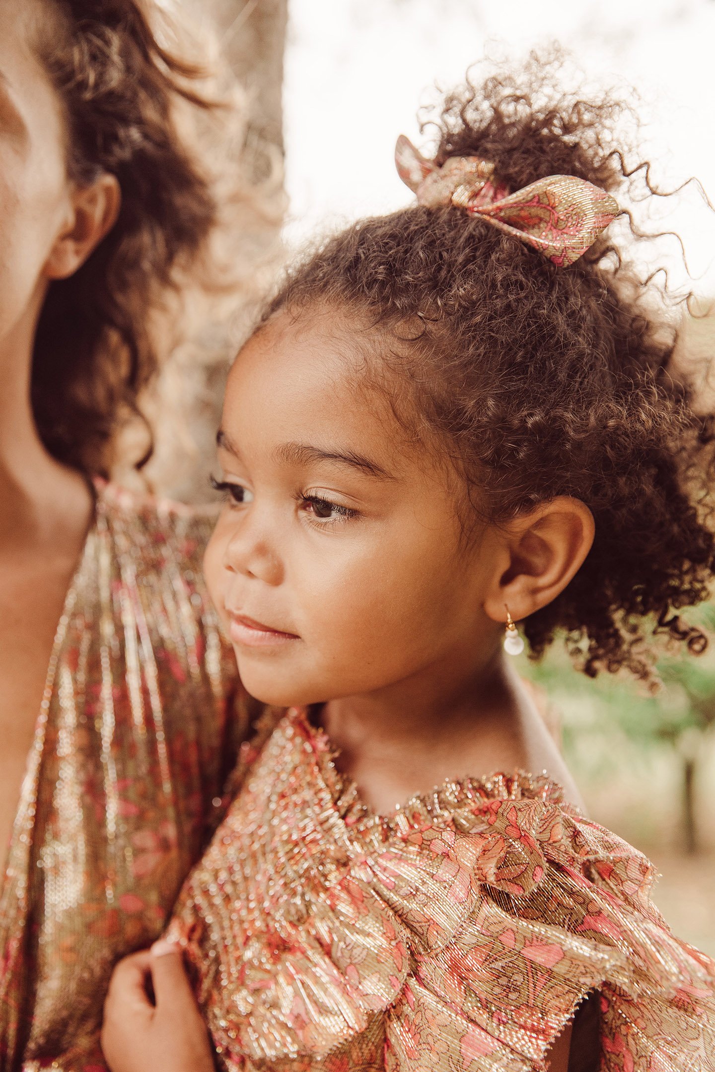 DRESS OCEANE KHAKI MULTI FLOWERS 3