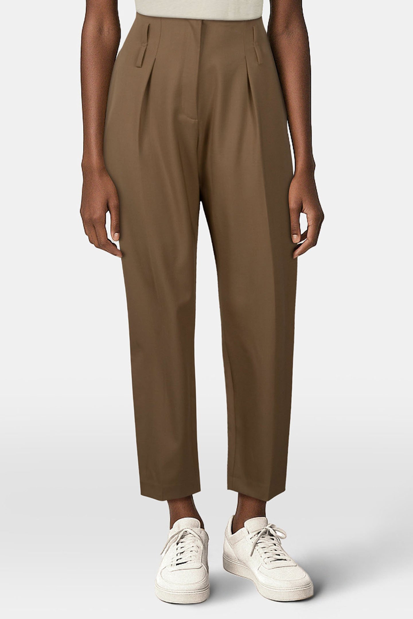 LUANIS TROUSER DARK BEIGE 1
