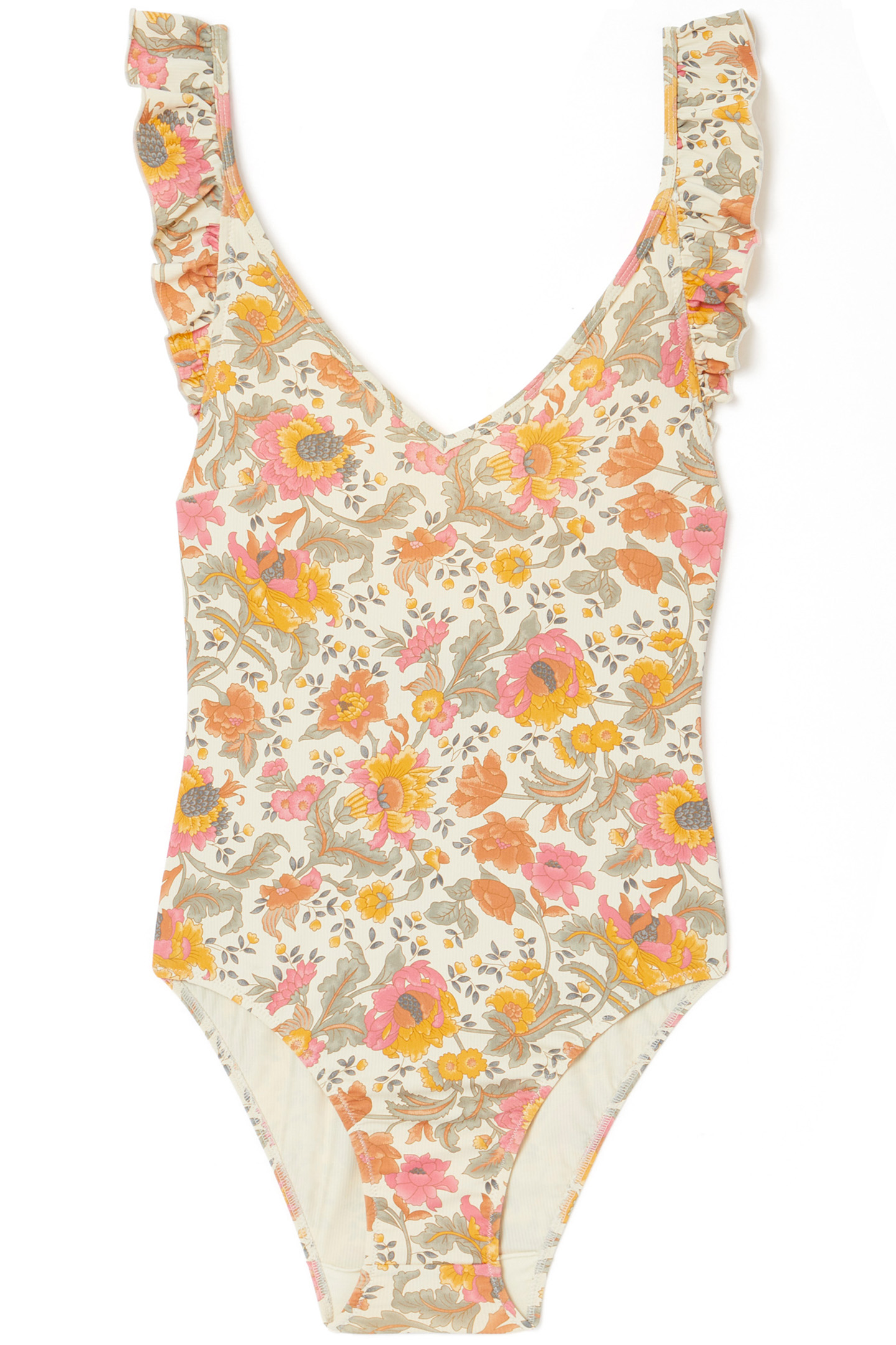 BATHING SUIT REVA RAINBOW FLOWERS 1