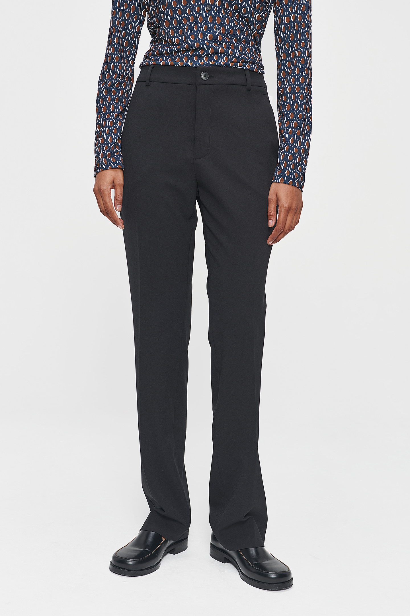 REC POLY CLASSIC PANTS BLACK 1