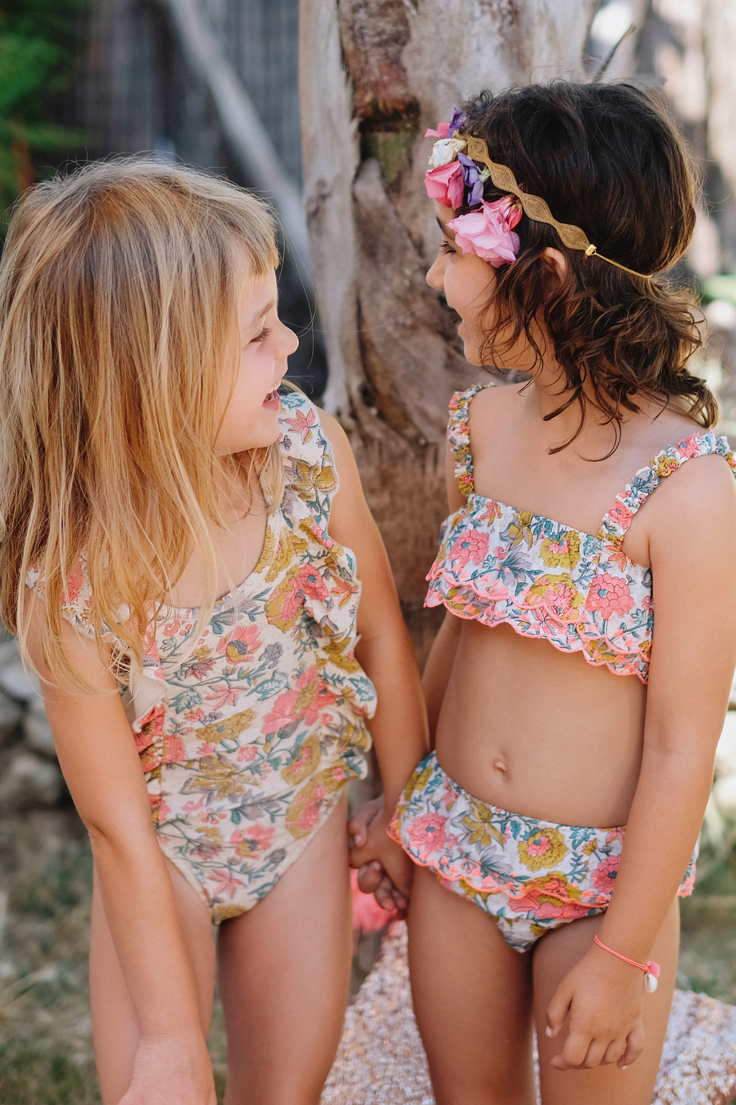 BATHING SUIT BERMUDE MULTI FLOWERS 1