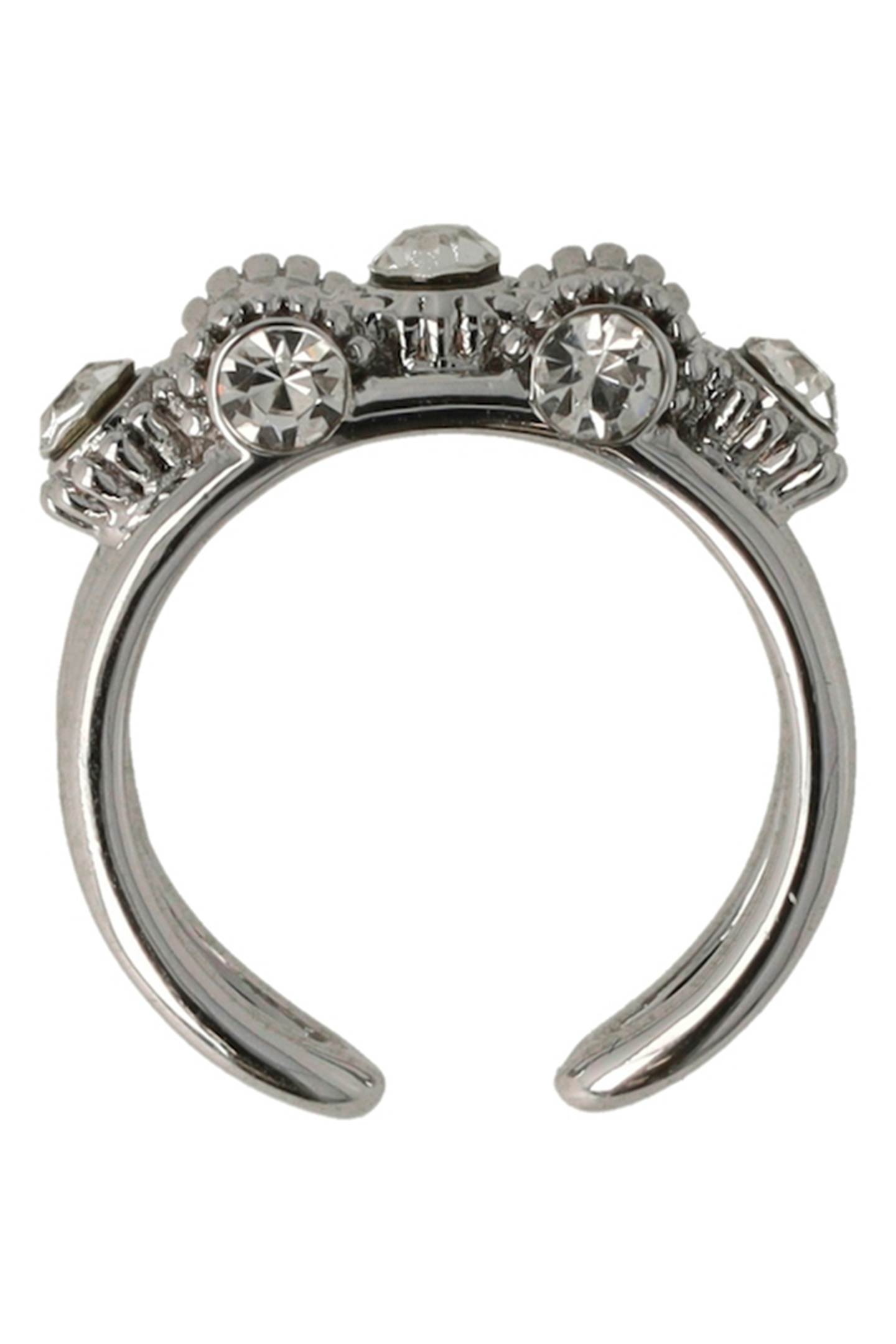 OTAZU VINTAGE BARREL RING - RHODIUM 1