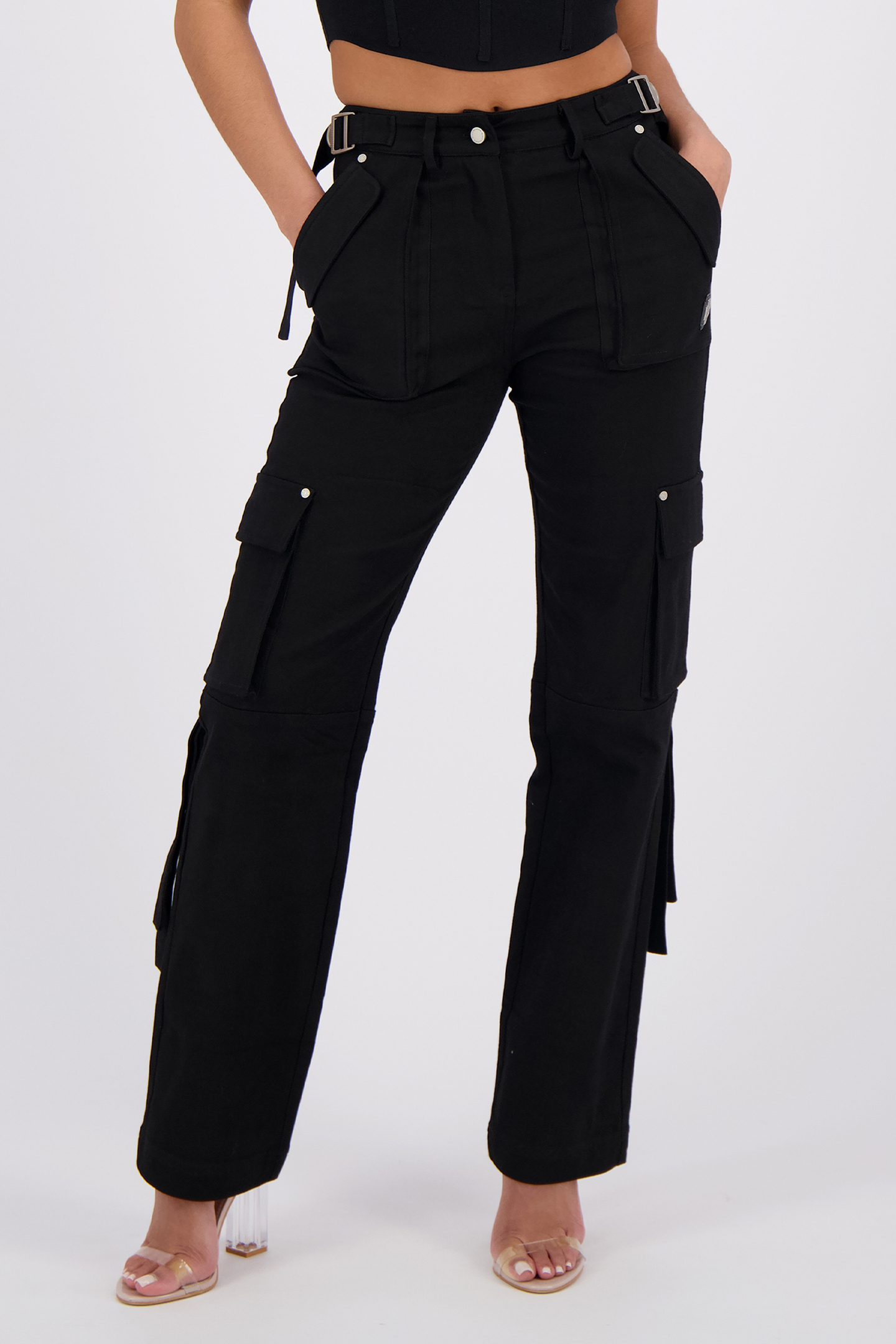 CARGO PANTS BLACK 1