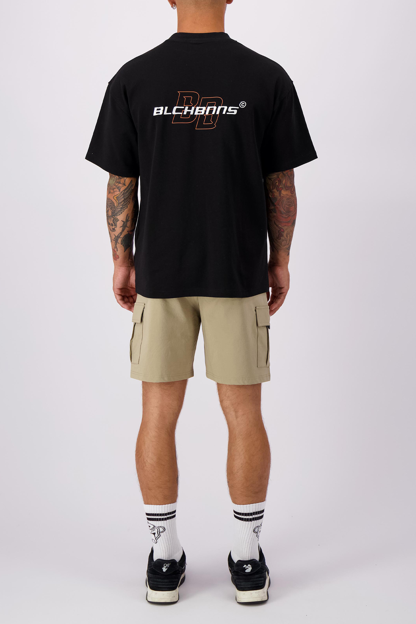 INITIALS TEE BLACK 3