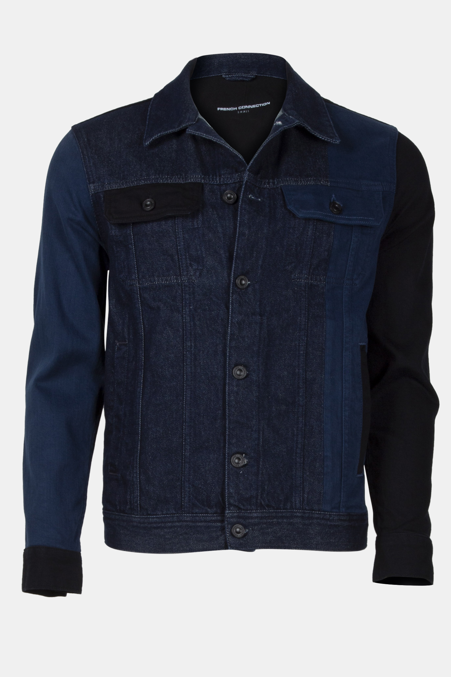 PATCHWORK DENIM JACKET BLUE 3