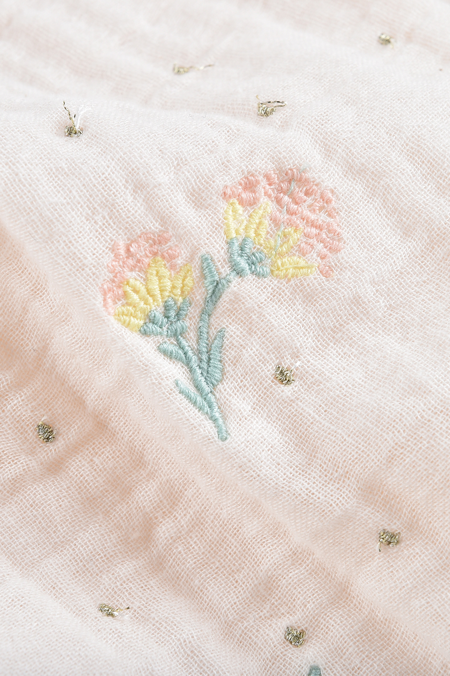 JUMPSUIT AGARO BLUSH DANDELION FLOWERS 9