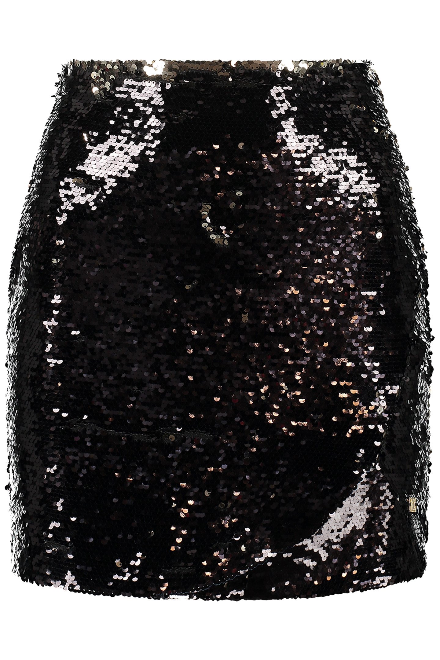 SEQUIN SKIRT BLACK GOLD 2