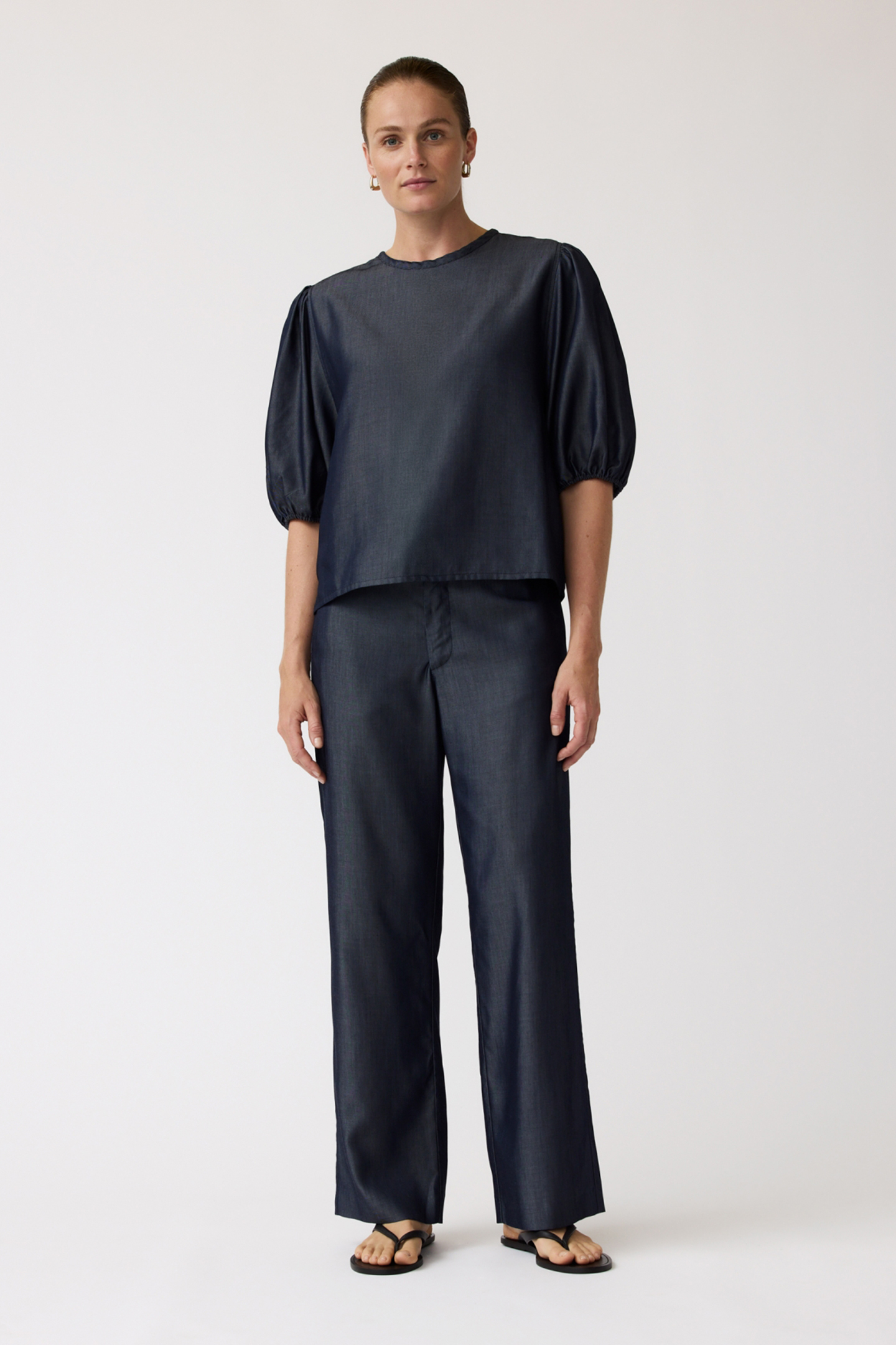 LARA PANTS DARK INDIGO 1