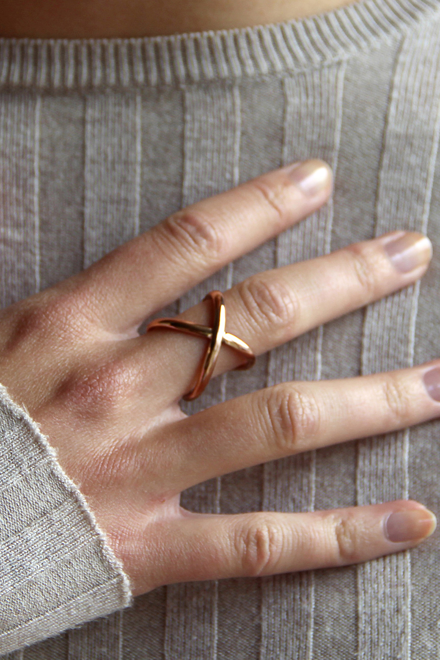 INFINITY RING ROSÉ GOLD 2