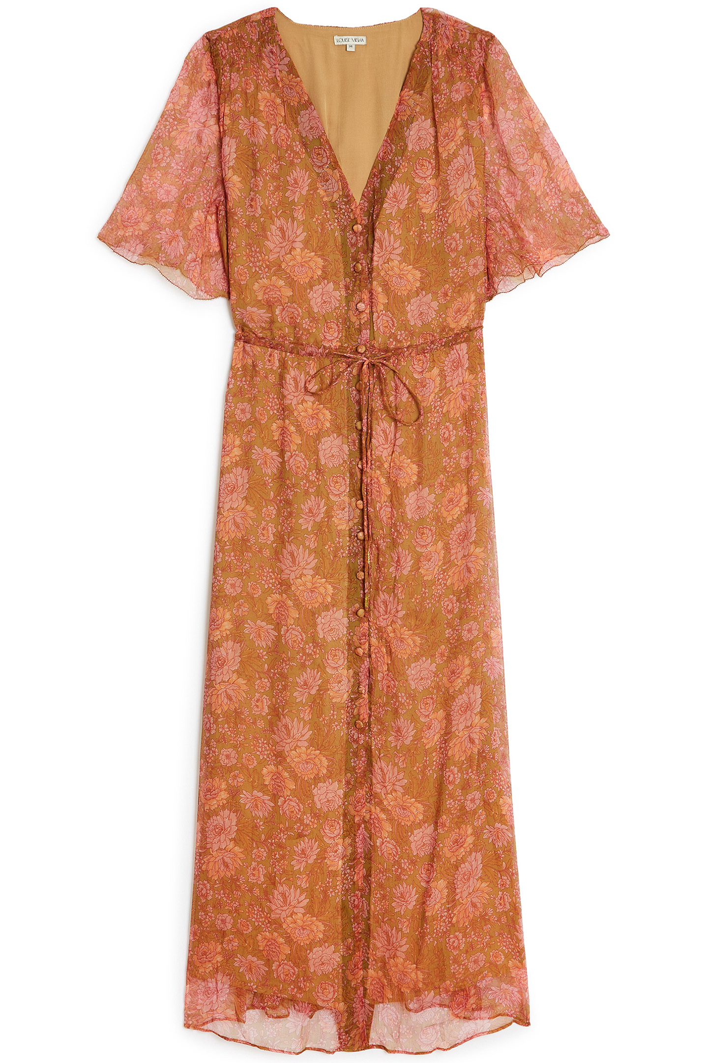 DRESS CHALLU BRONZE GARDEN FLOWER 2