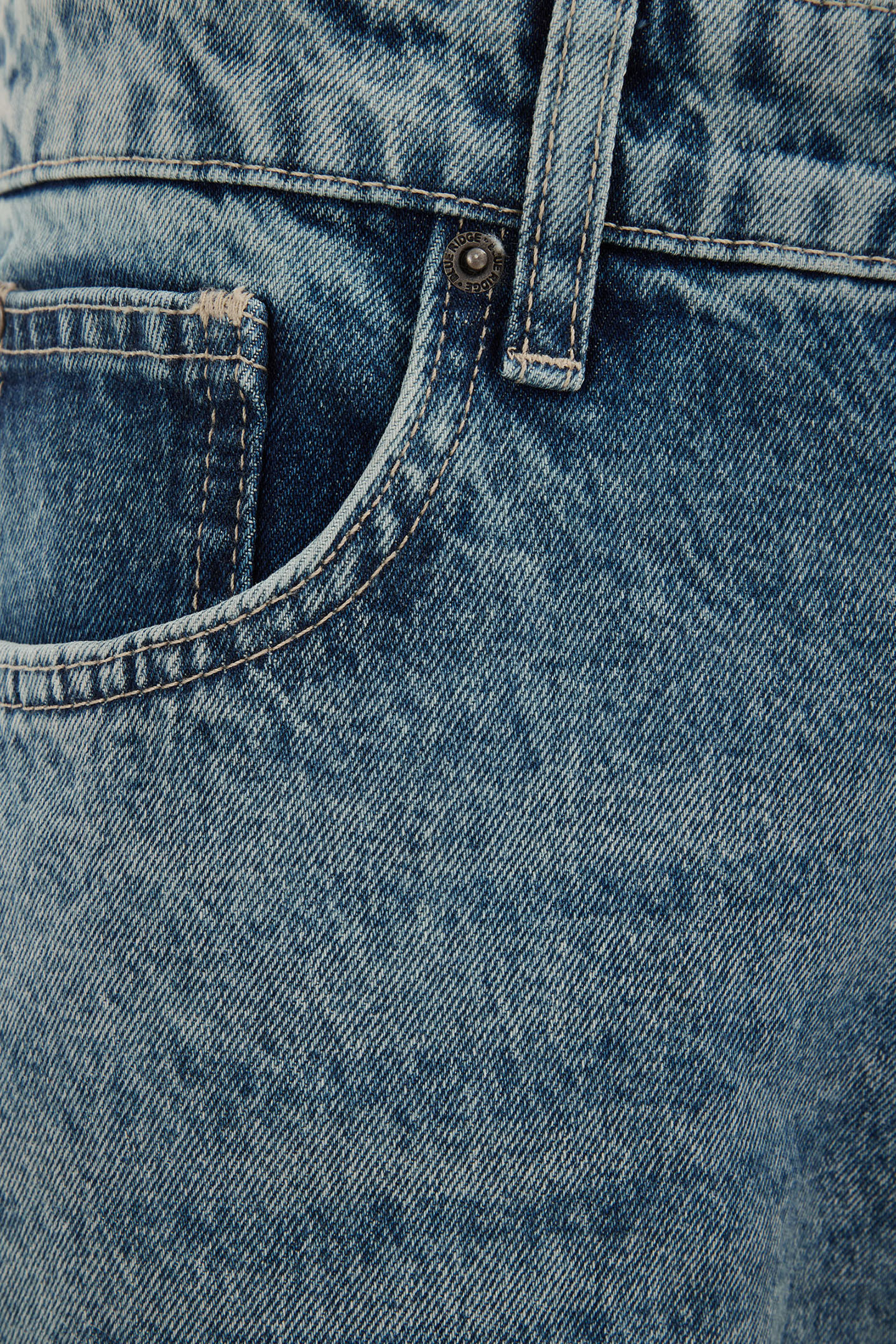 5-POCKET MID WAIST DARK BLUE 7