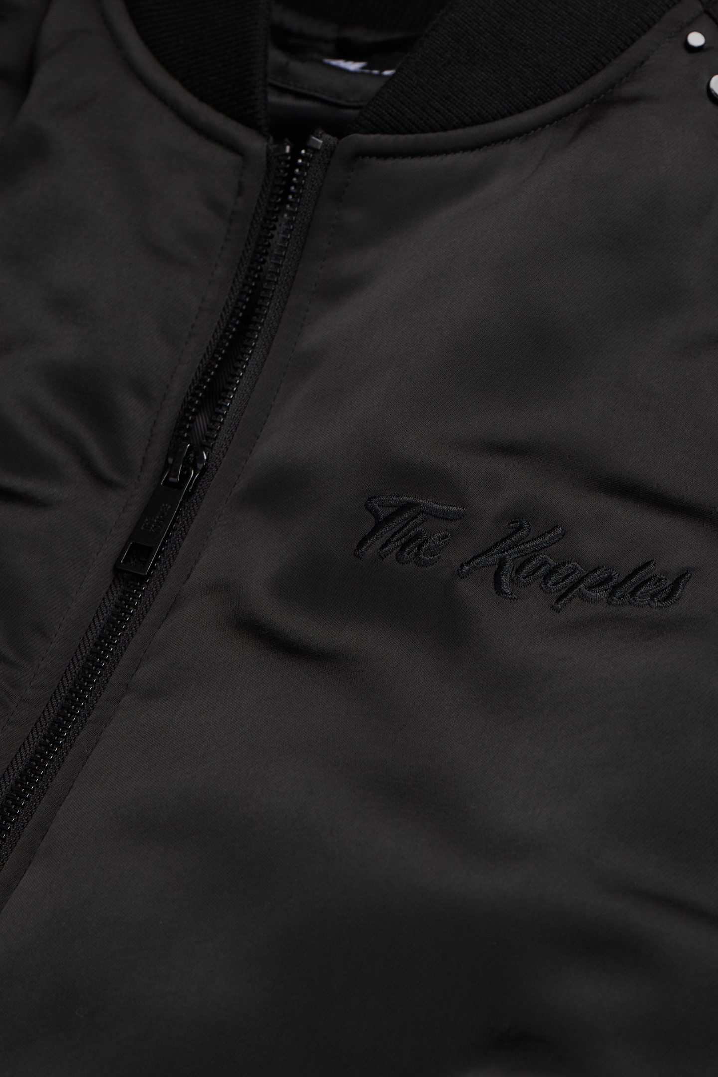 SATIN JACKET WITH TIGER EMBROIDERY BLACK 3