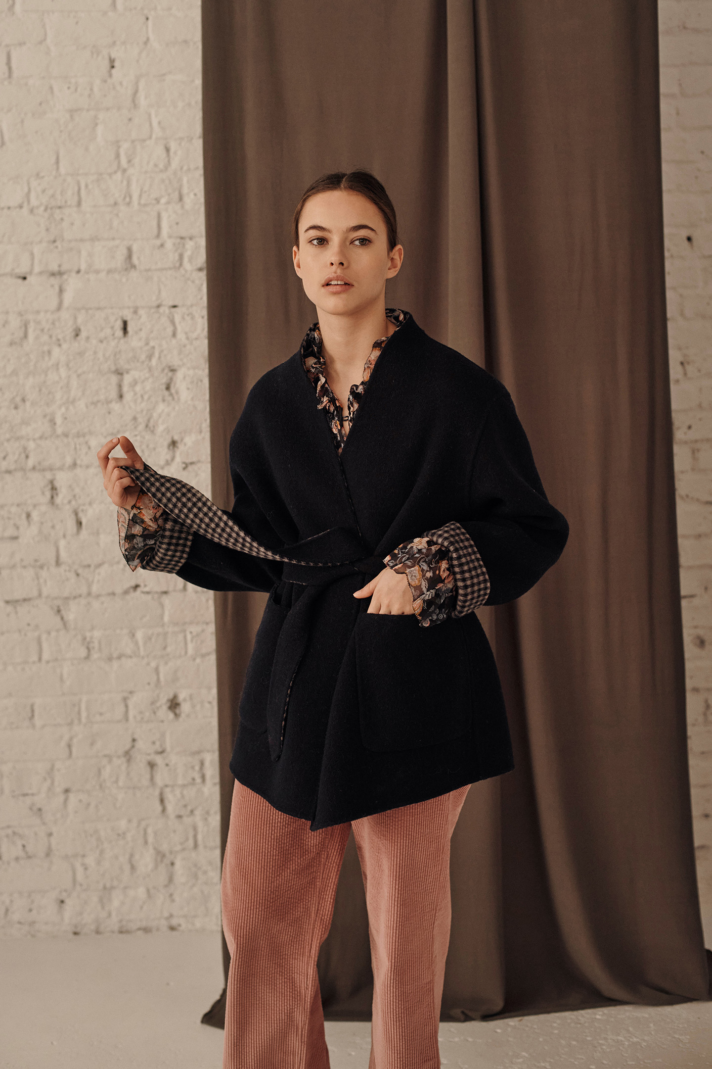 REVERSIBLE COAT MARLA MIDNIGHT 2