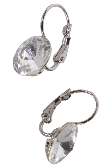 CLASSIC DISC EARHANGERS - RHODIUM RHODIUM 3