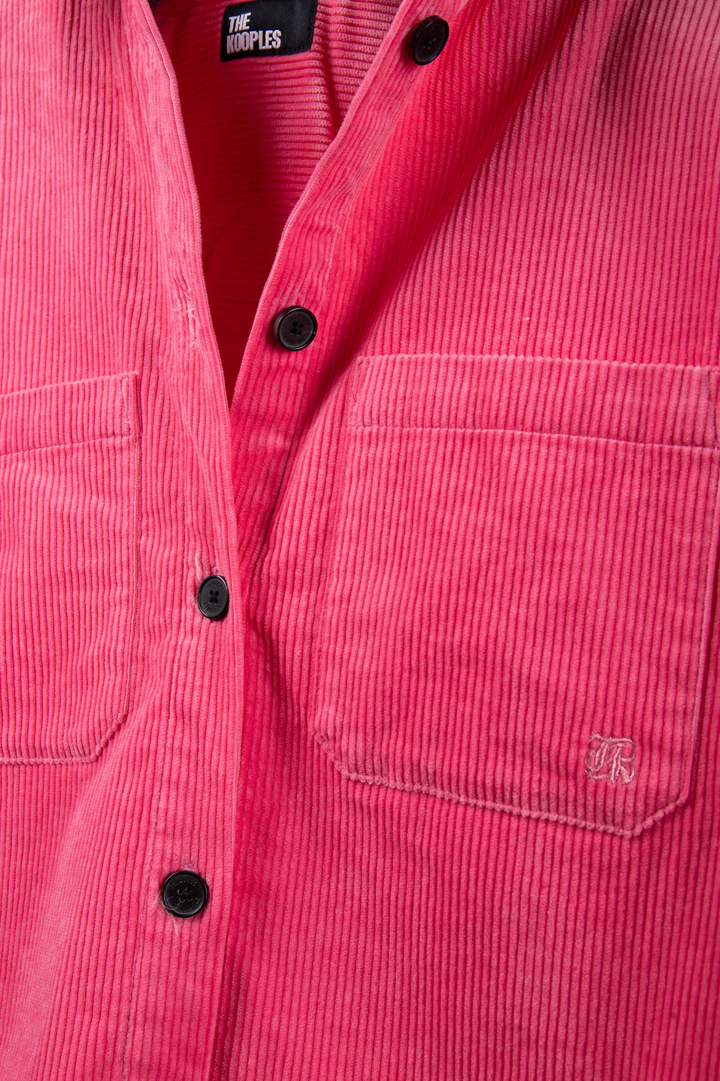 LONG-SLEEVED CORDUROY SHIRT OLD PINK 4