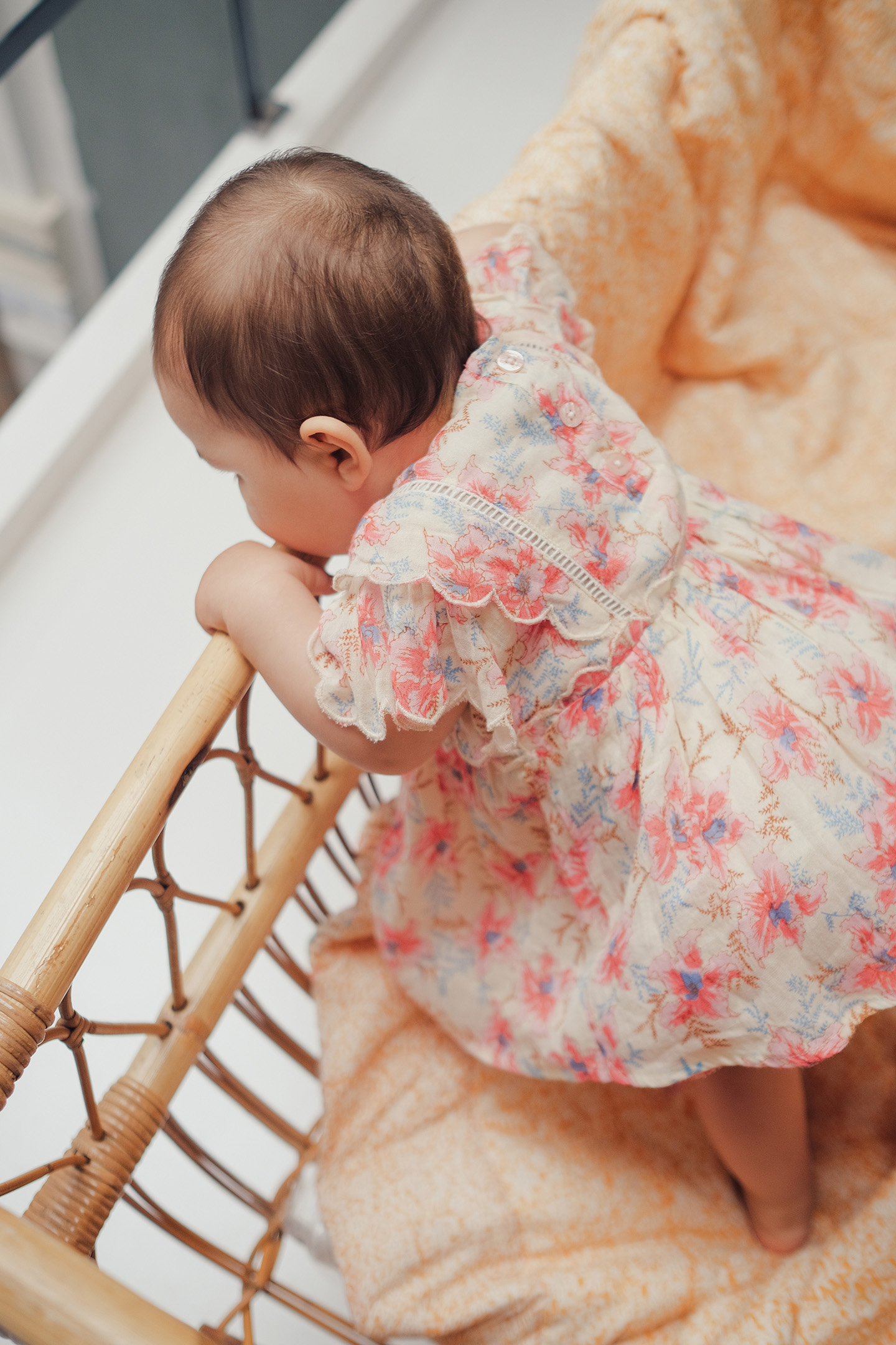 DRESS SILOÉ RASPBERRY FLOWERS 5