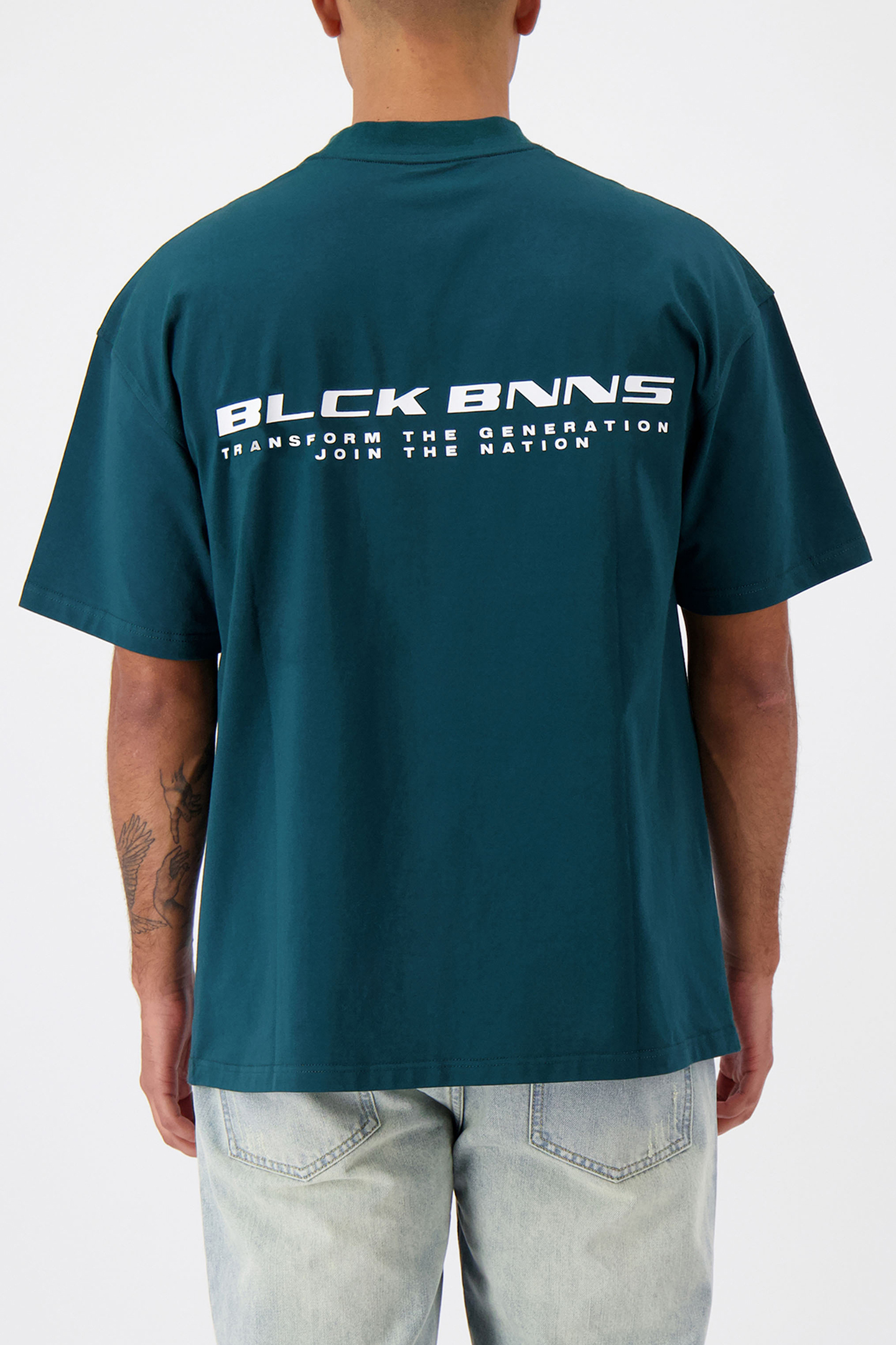 NATION T-SHIRT PINE GREEN 2