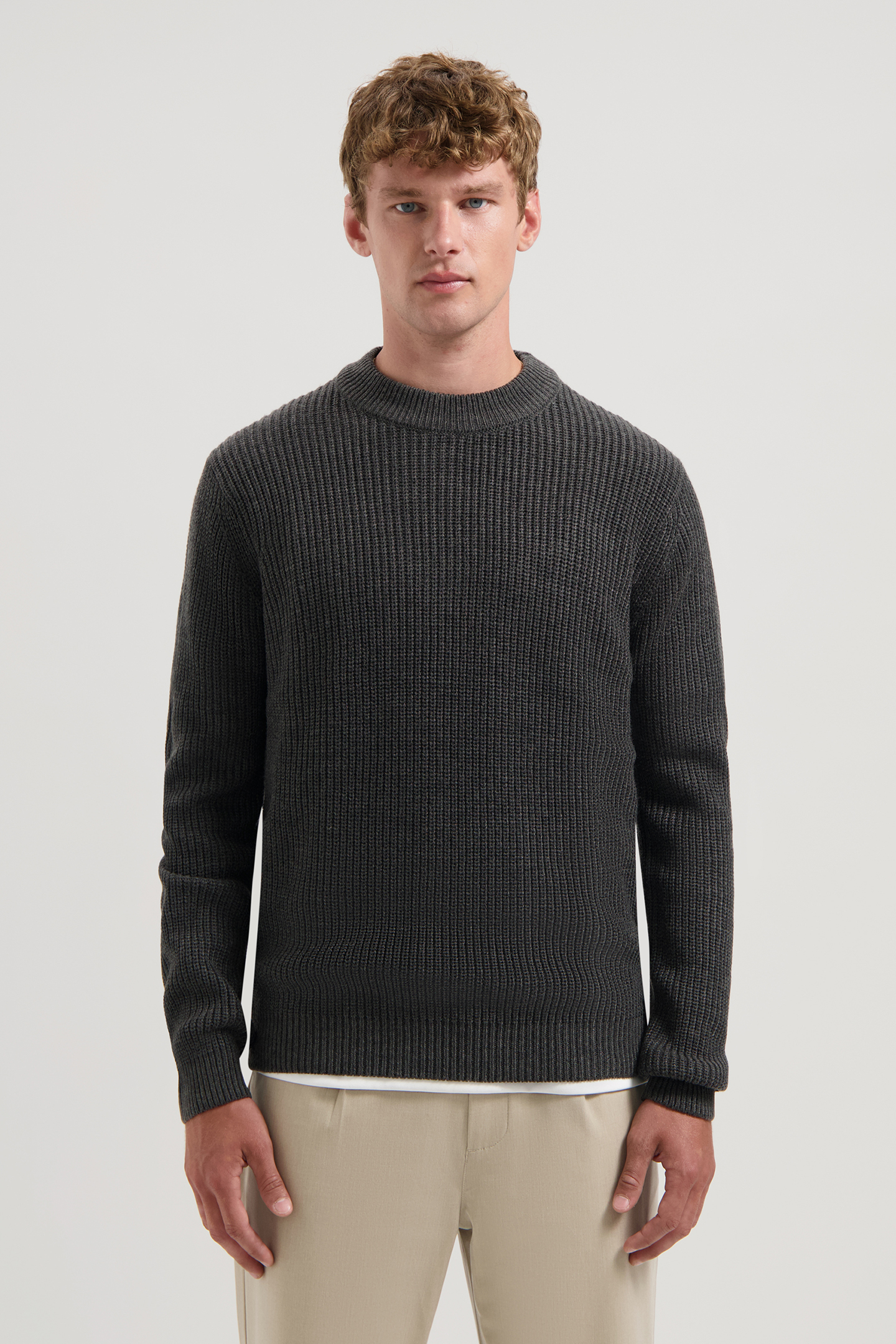 DS_CREW RIBKNIT ANTHRA MELANGE 1