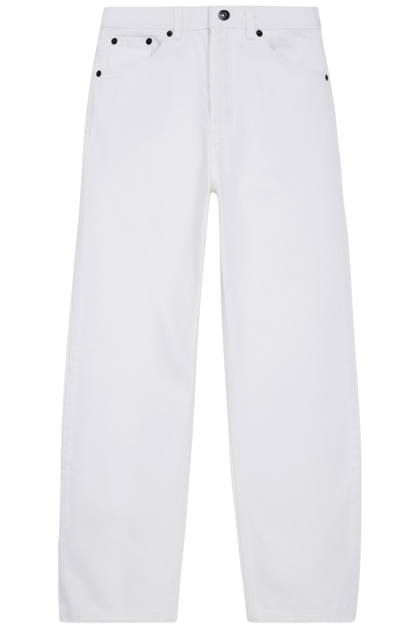 WHITE STRAIGHT JEANS WHITE 3