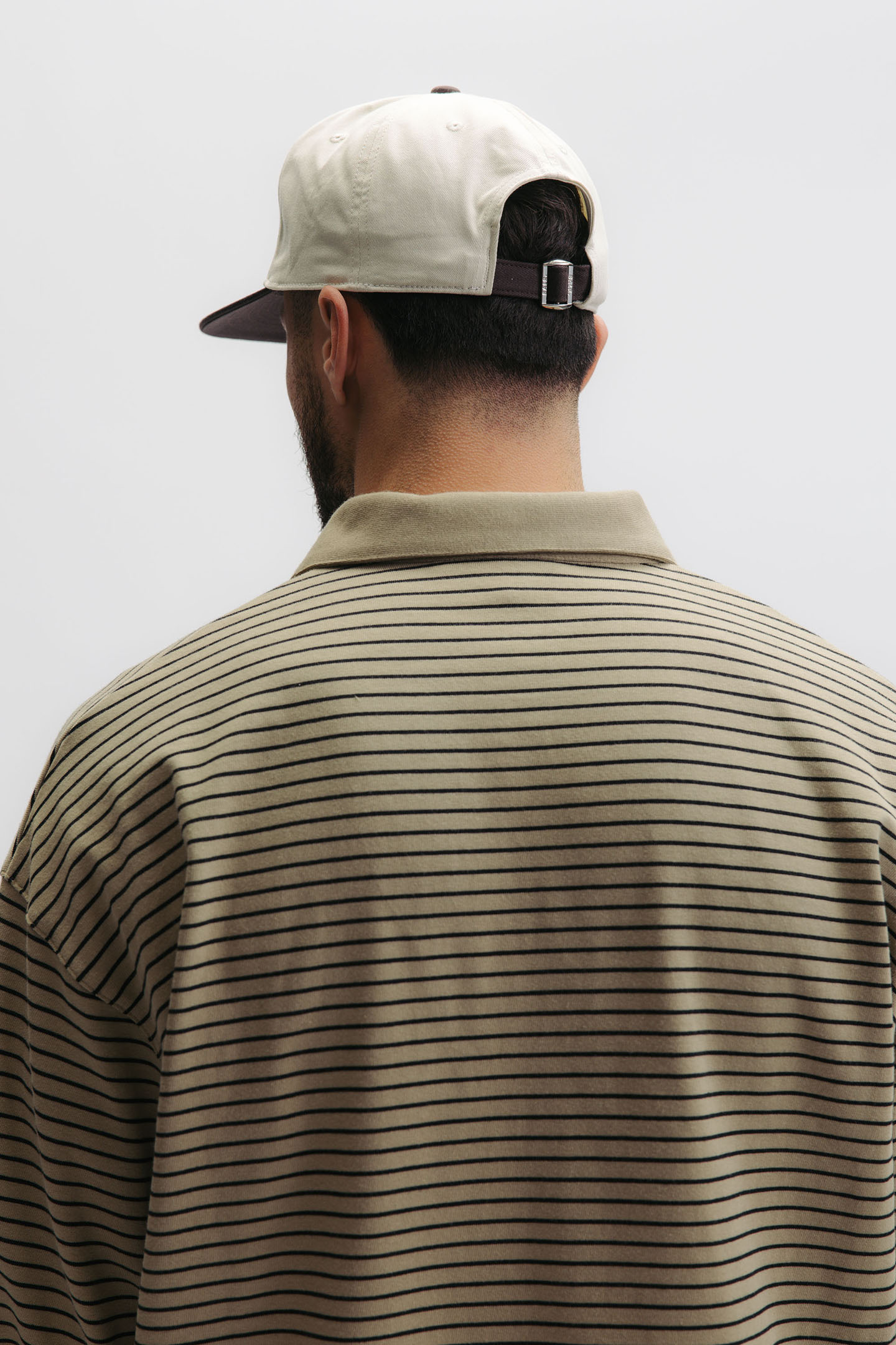 IDENTITY SCRIPT BASEBALL CAP DEEP BROWN 3