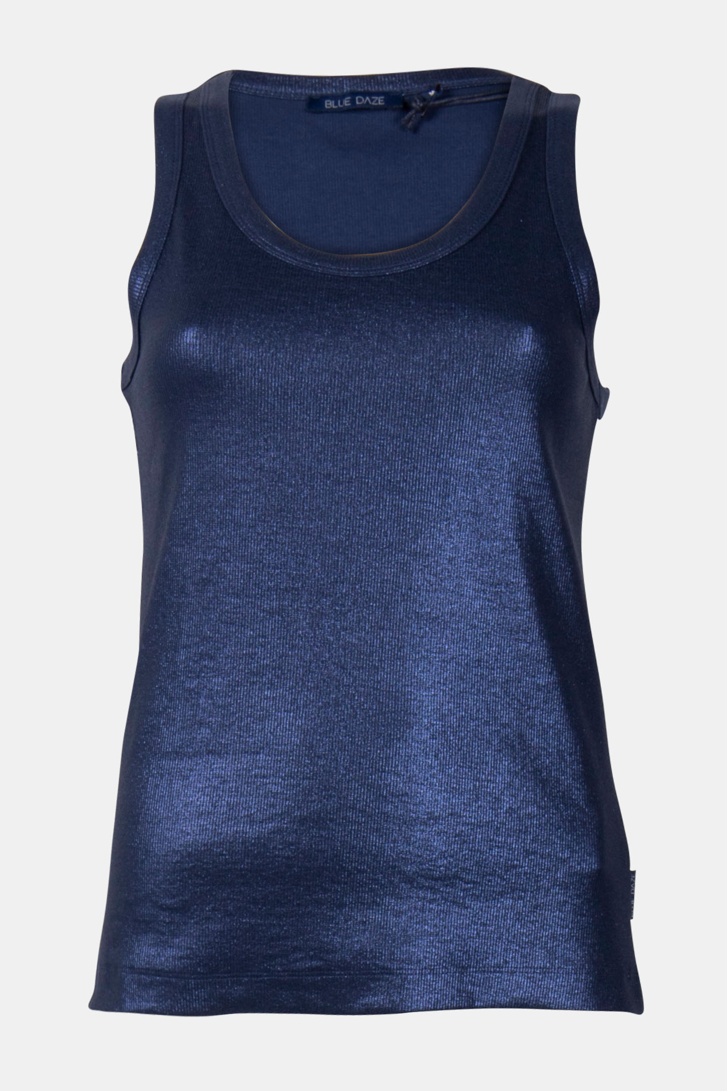 RIB TANKTOP COTTON RIB MIDNIGHT BLUE 3