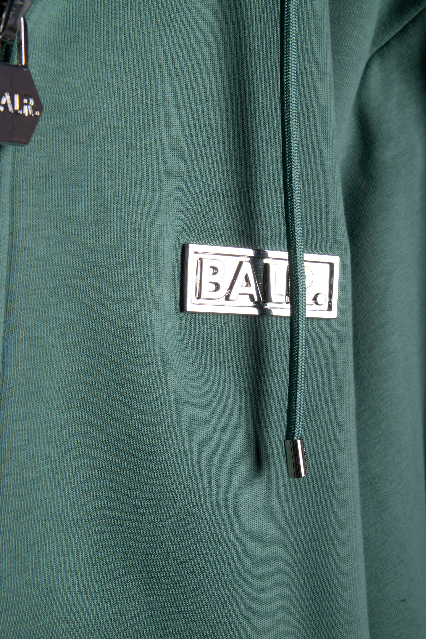 B-SERIES REGULAR FIT ZIP THROUGH HOODIE DARK FOREST 4