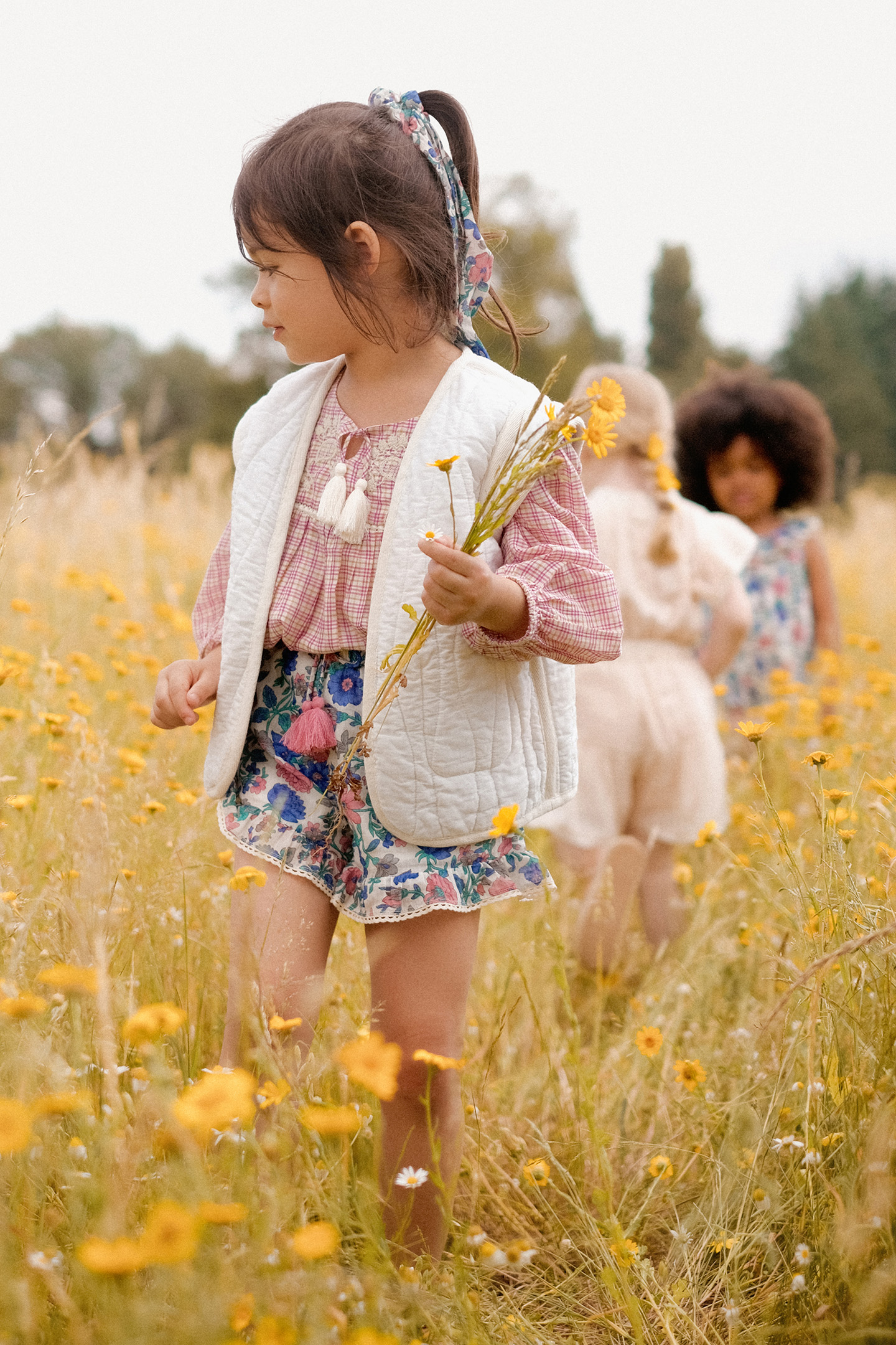 REVERSIBLE VEST ANDRES BLUE SUMMER MEADOW 5