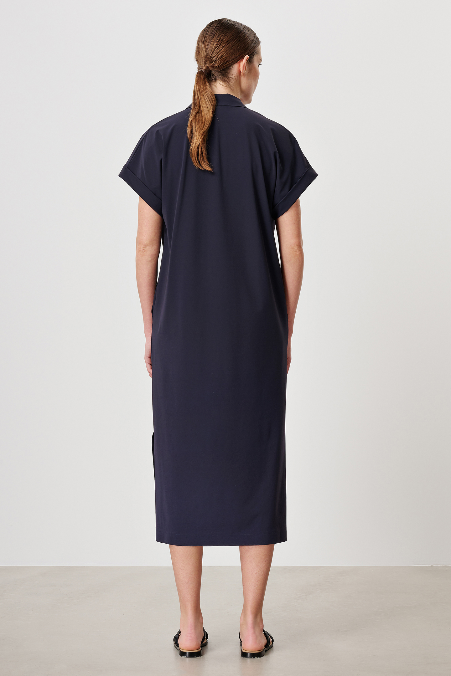 CHELSEA POLO DRESS INK BLUE 2