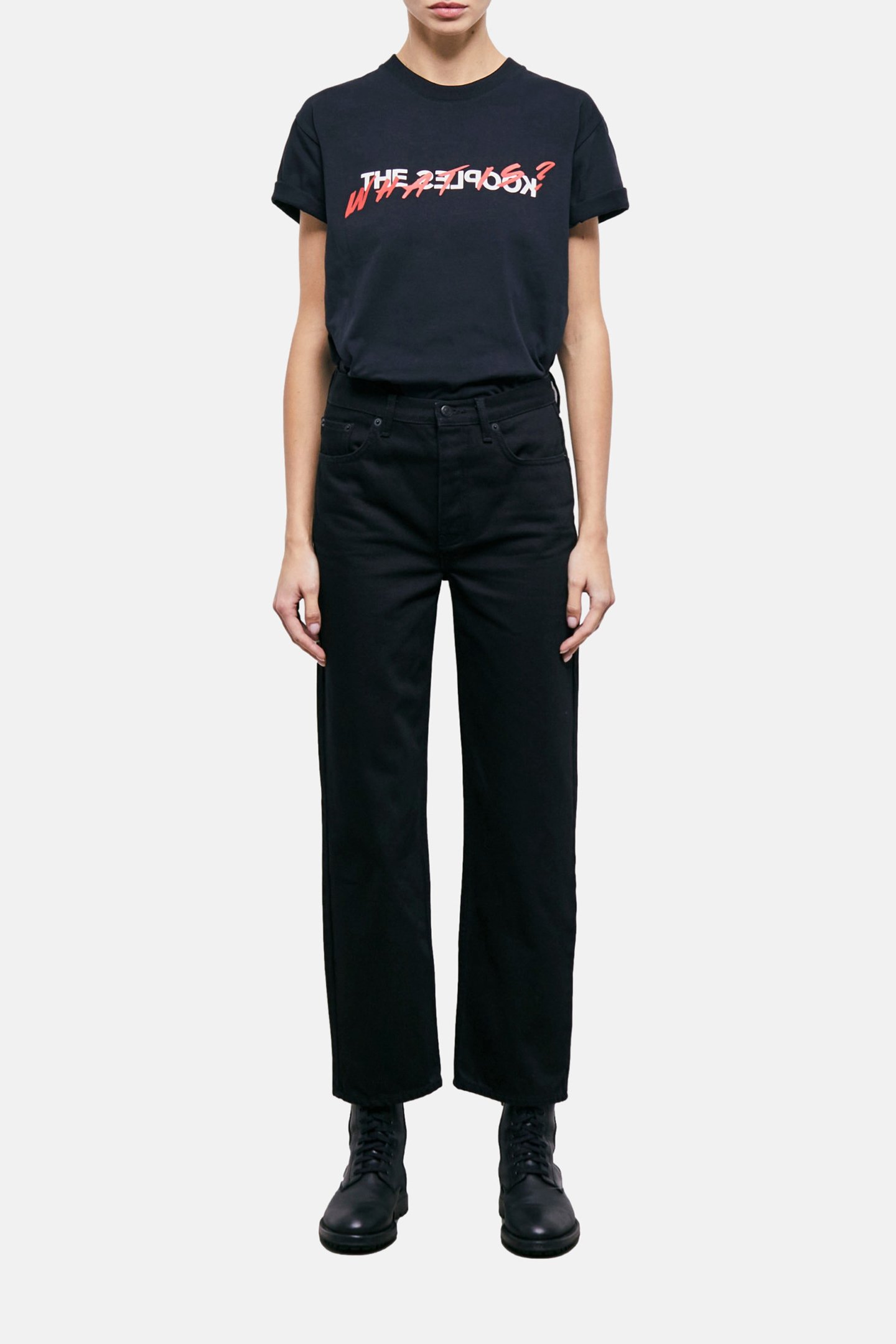 JEAN STRAIGHT BRUT BLACK 1