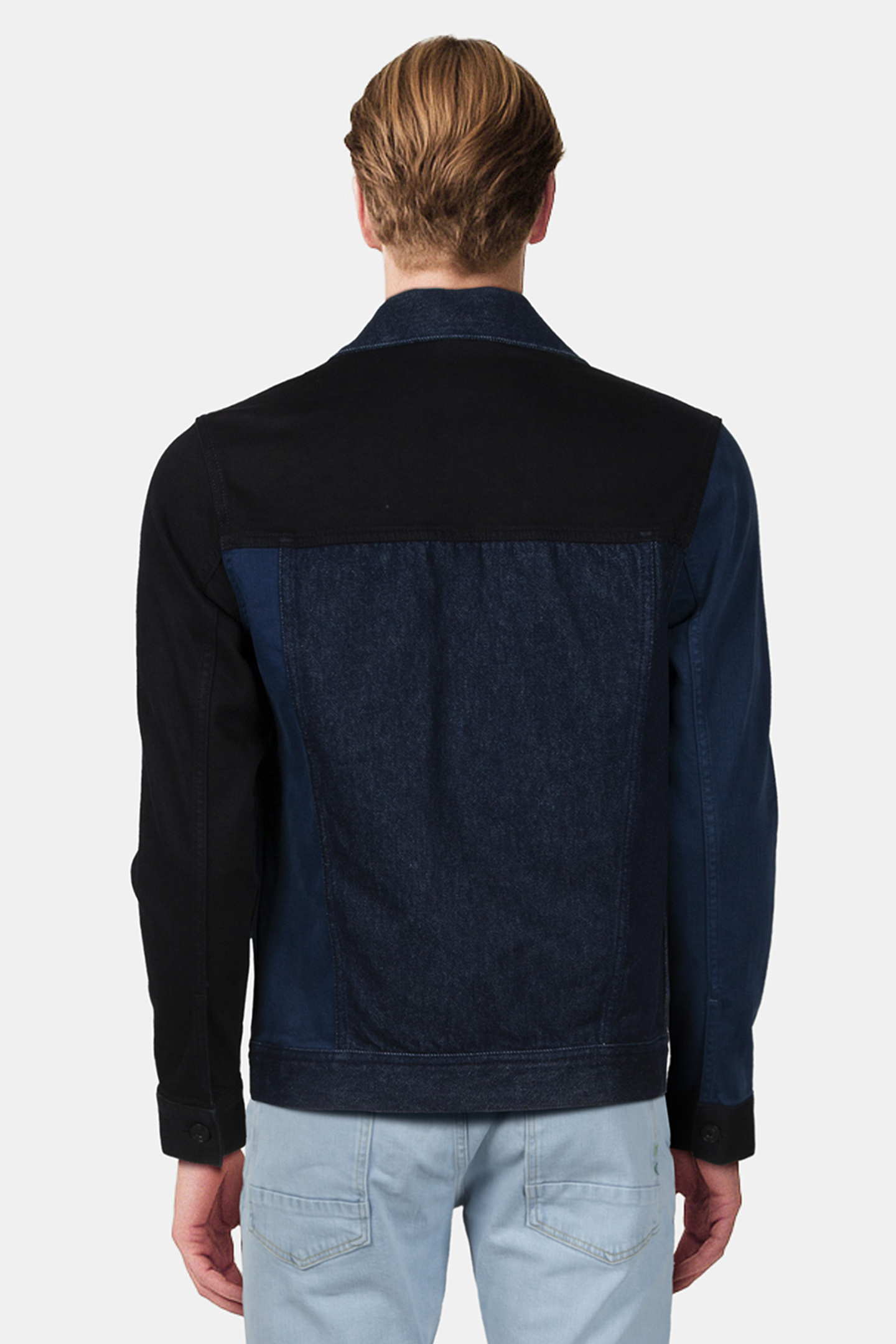 PATCHWORK DENIM JACKET BLUE 2