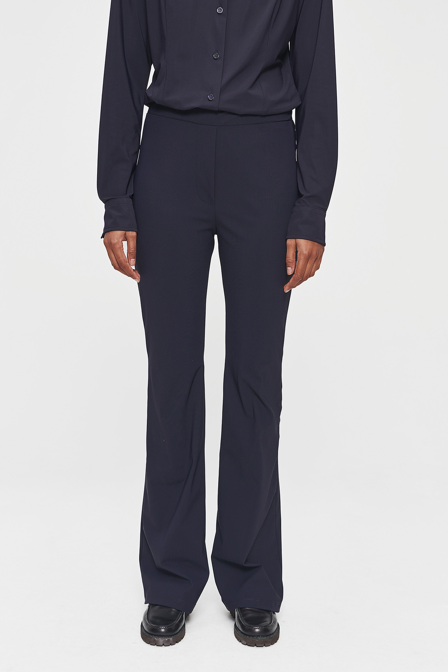 JERSEY JAZZ PANTS INK BLUE 1