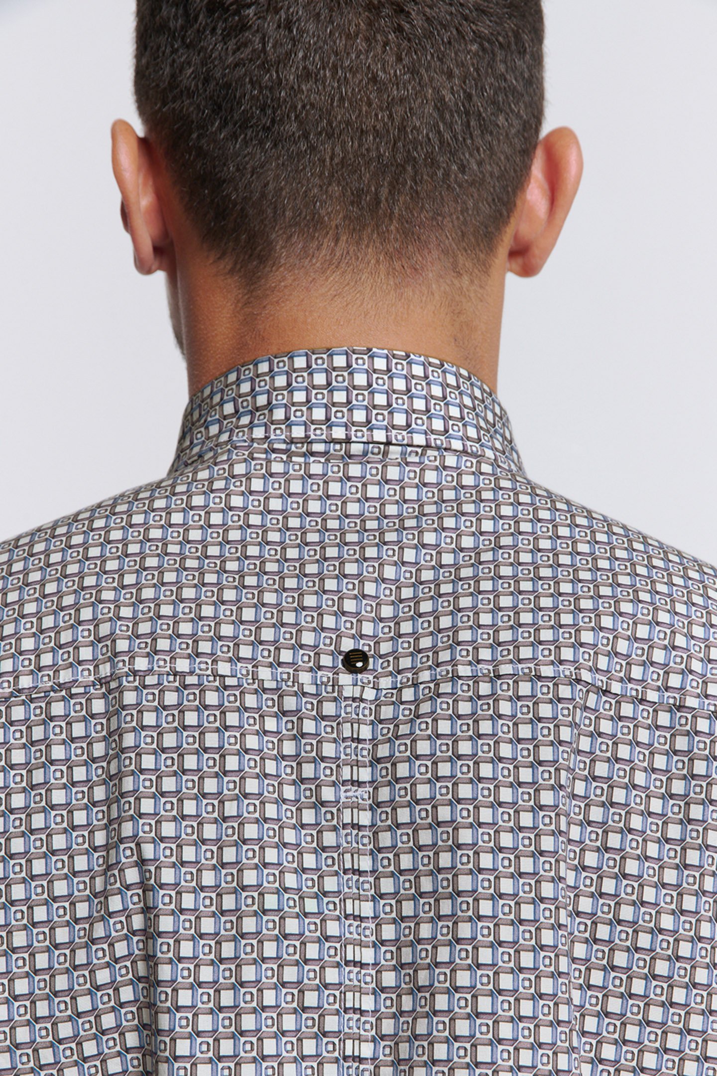 SHIRT STRETCH ALLOVER PRINTED BLUEBERRY 7