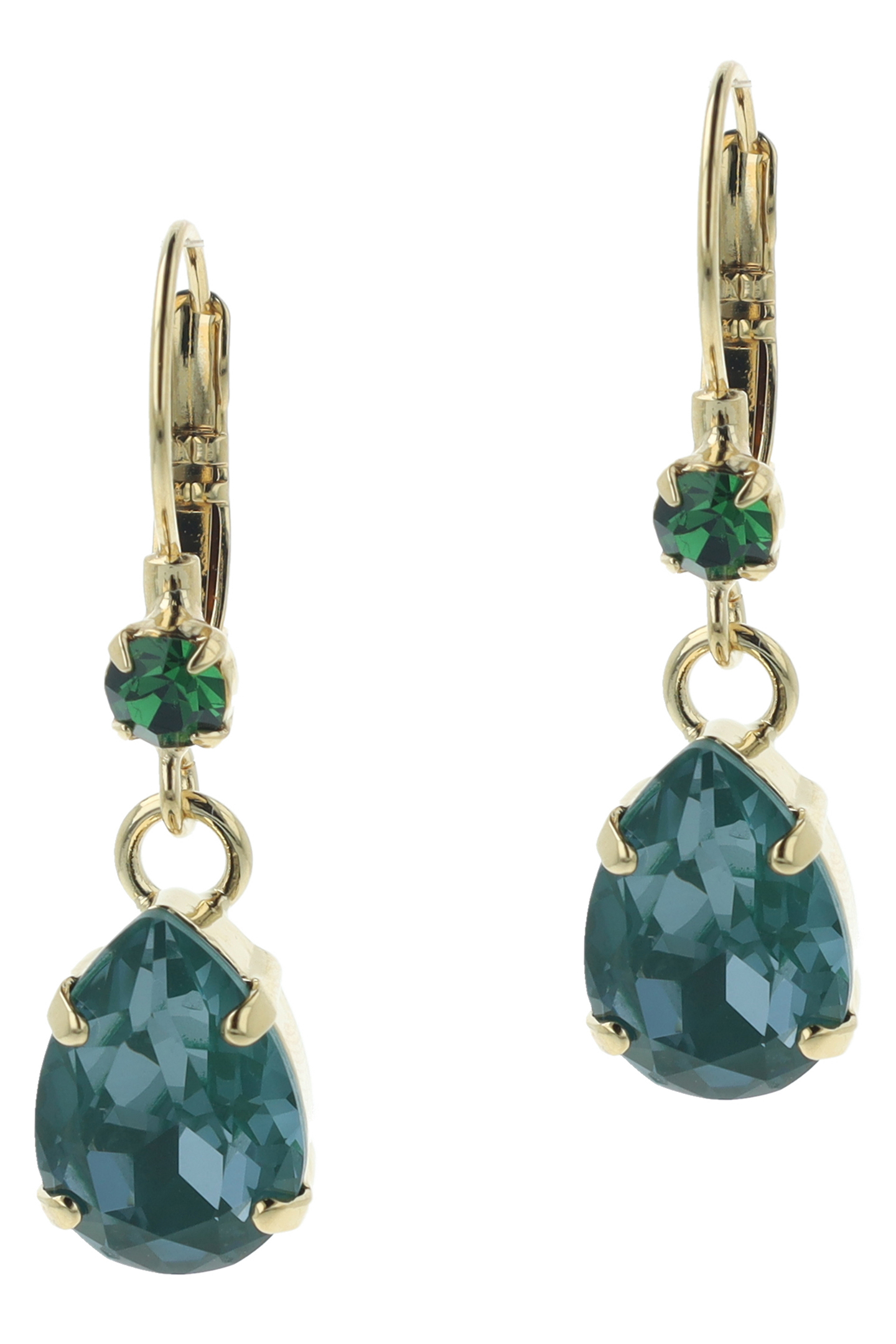 CLASSIC MINI PINE GREEN EARRINGS 1