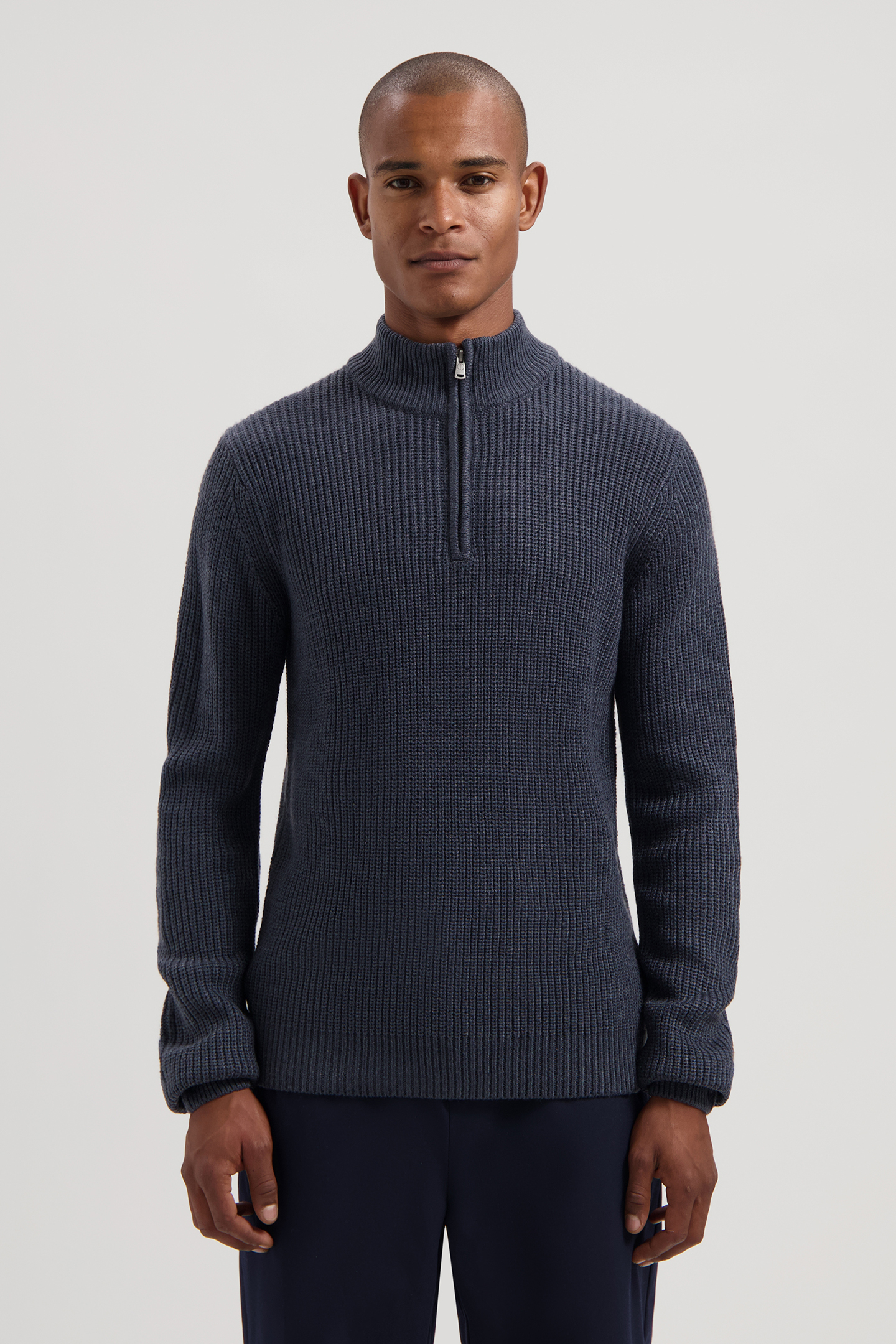 DS_SKIPPER RIBKNIT DK. NAVY 1