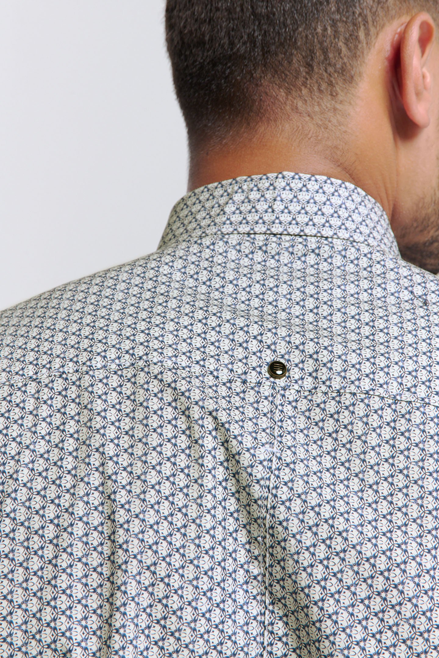 SHIRT STRETCH ALLOVER PRINTED WHITE 7